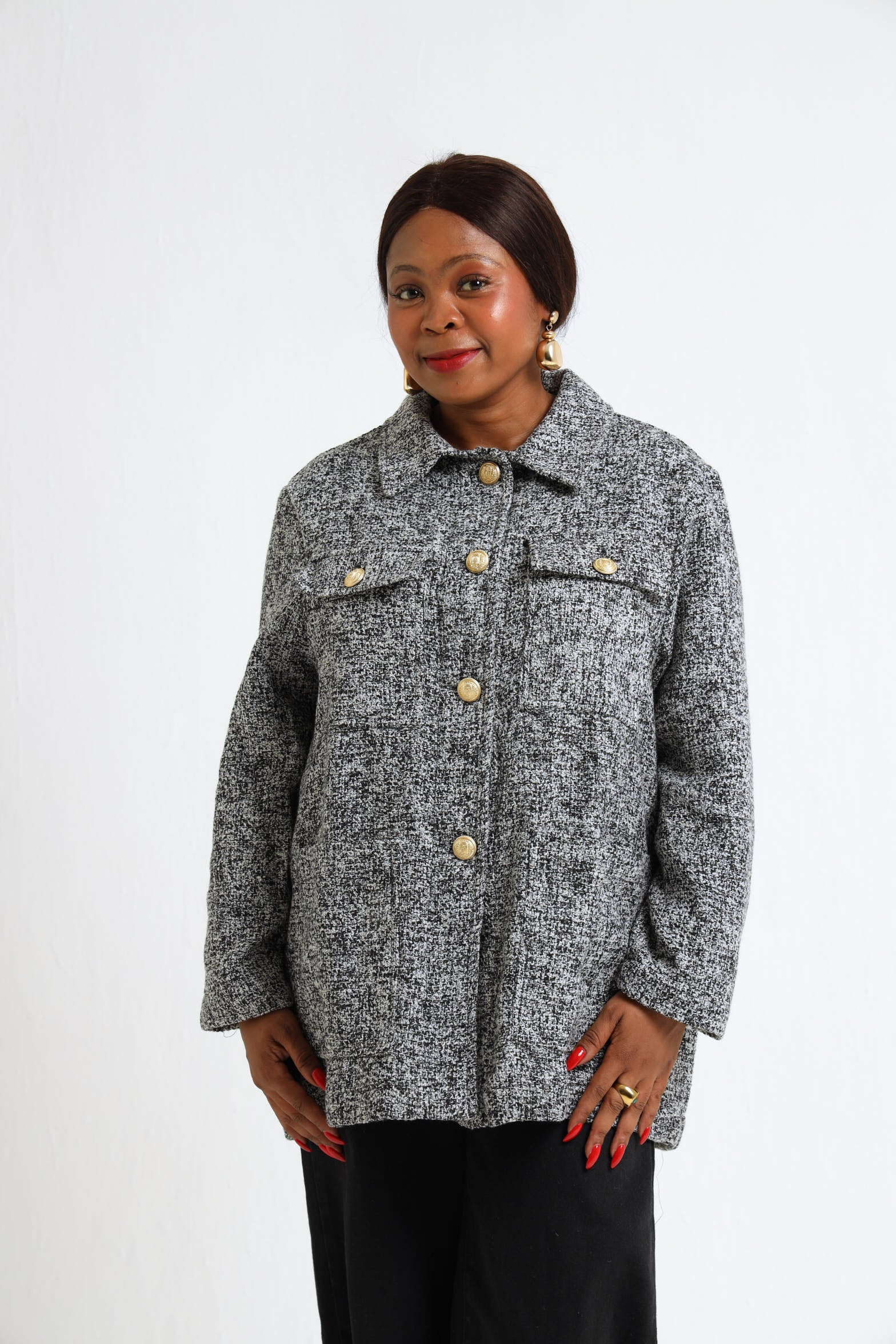 Dahlia Jacket- Grey