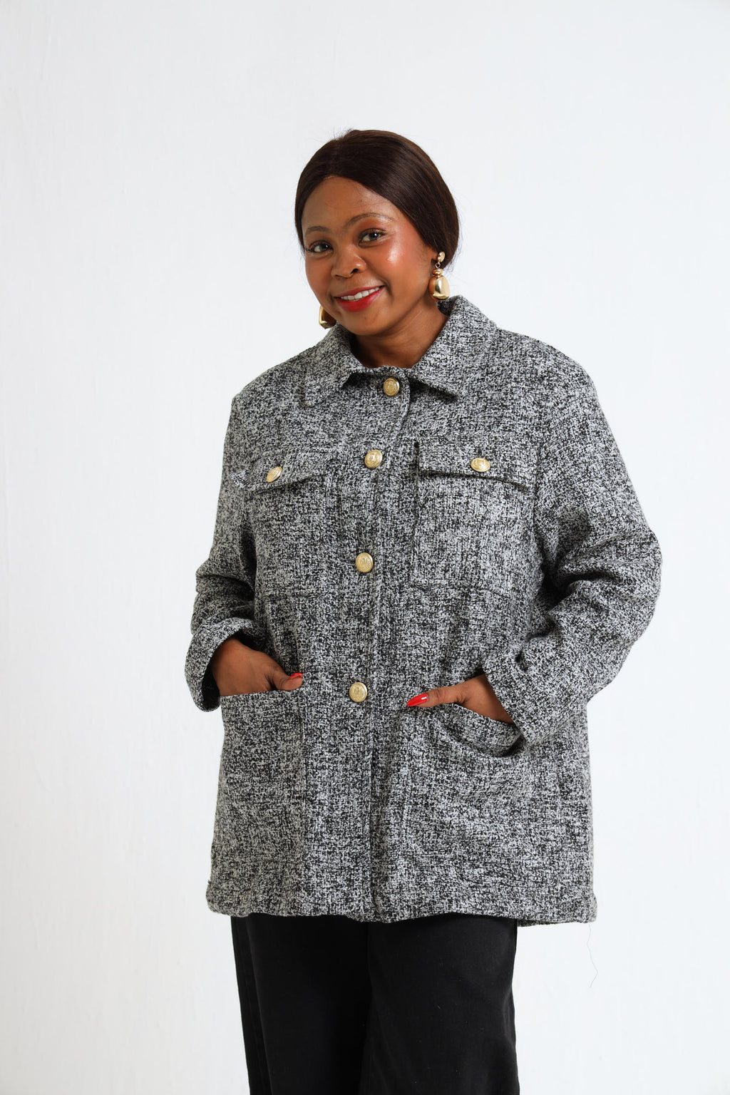 Dahlia Jacket- Grey