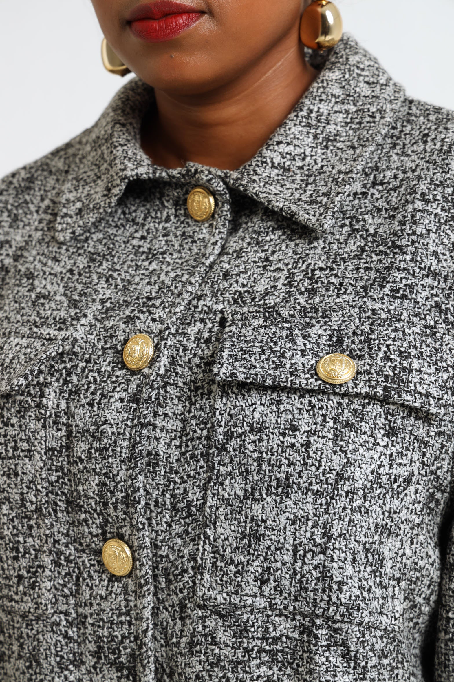 Dahlia Jacket- Grey