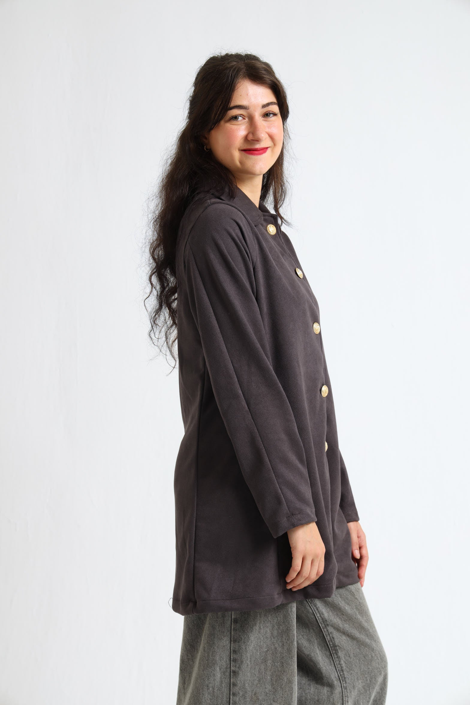 Car Coat- Charcoal