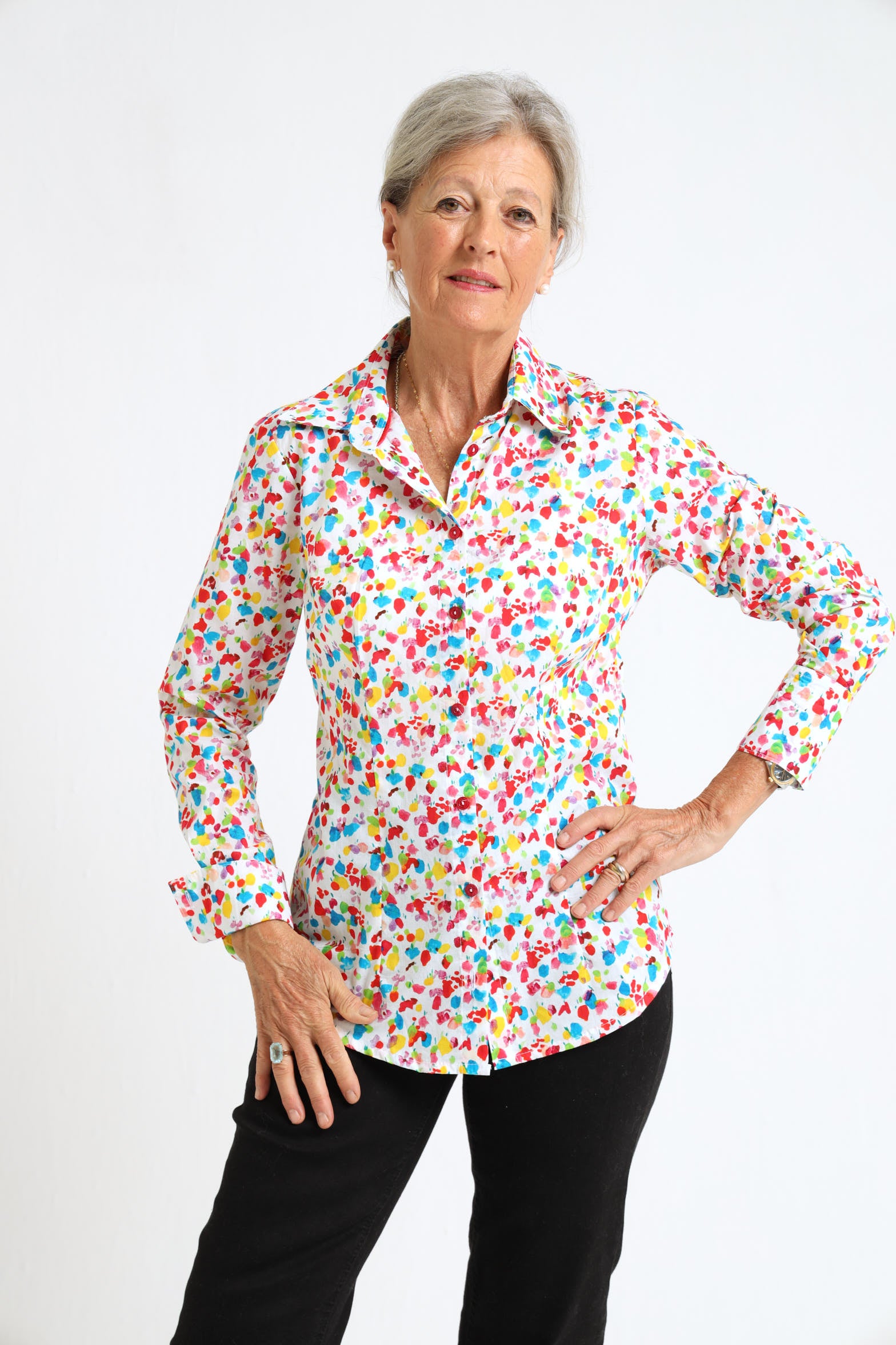 Hibiscus Shirt- Paint