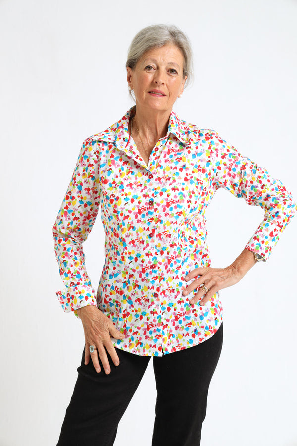 Hibiscus Shirt- Paint