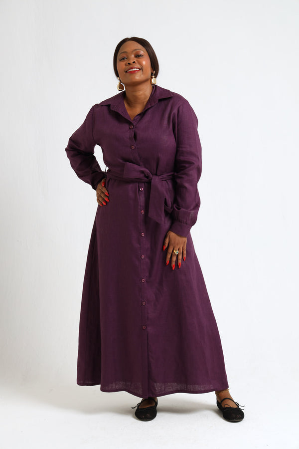 Winter Shirt-Waister- Purple