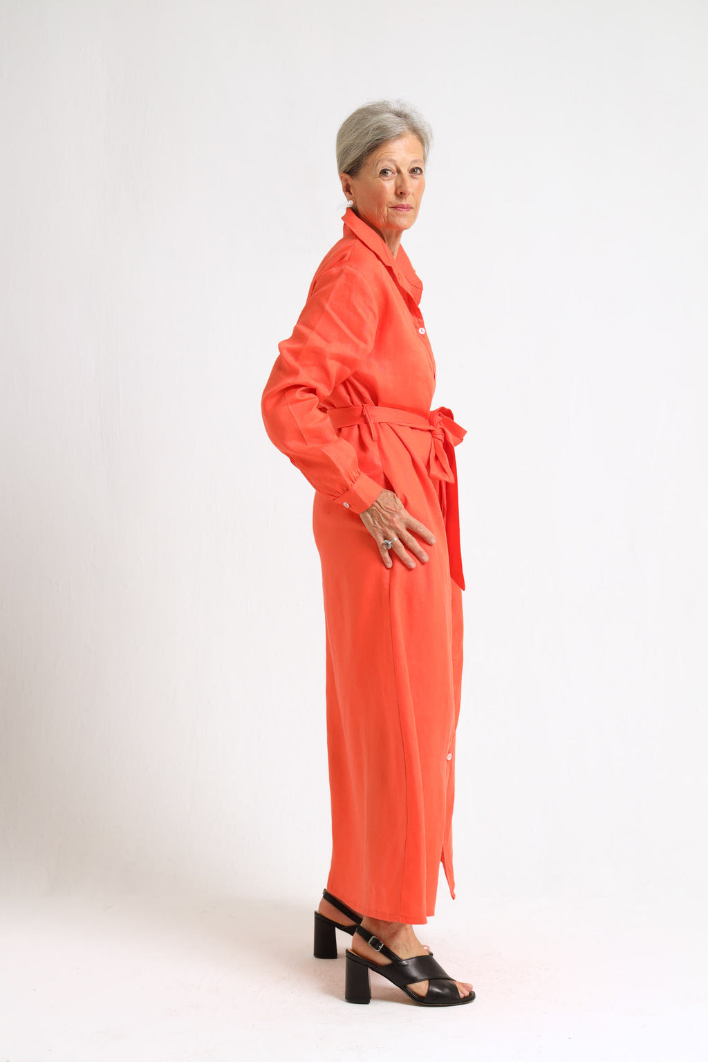 Winter Shirt-Waister- Orange