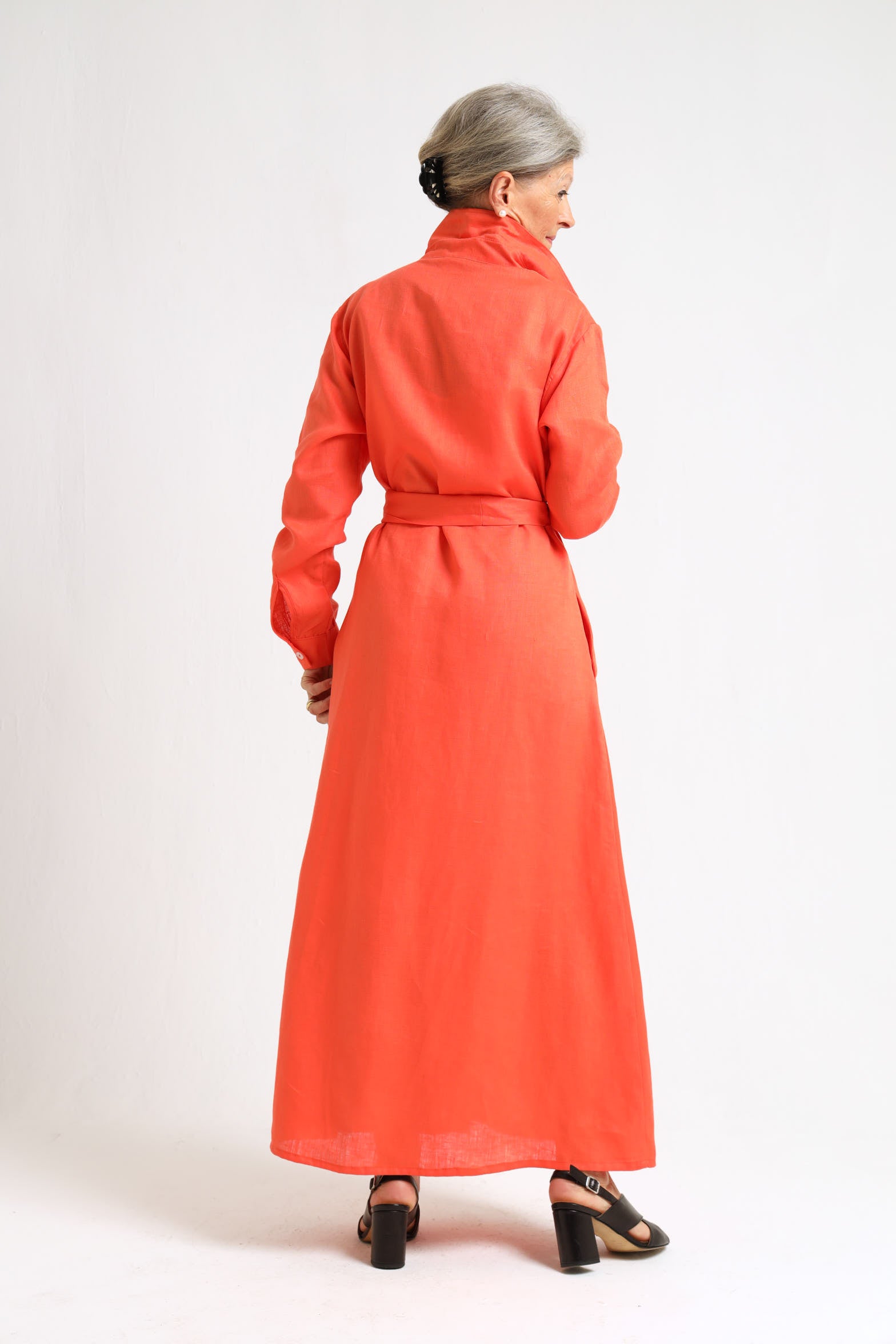 Winter Shirt-Waister- Orange