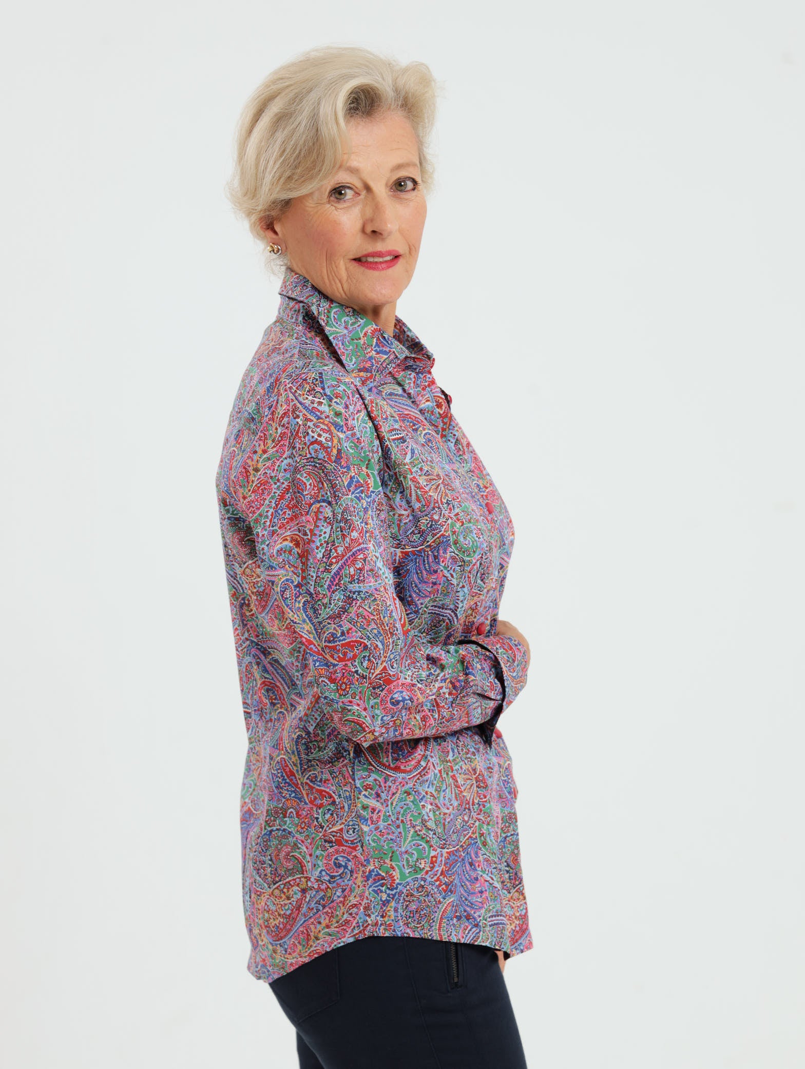 Hibiscus Shirt- Paisley