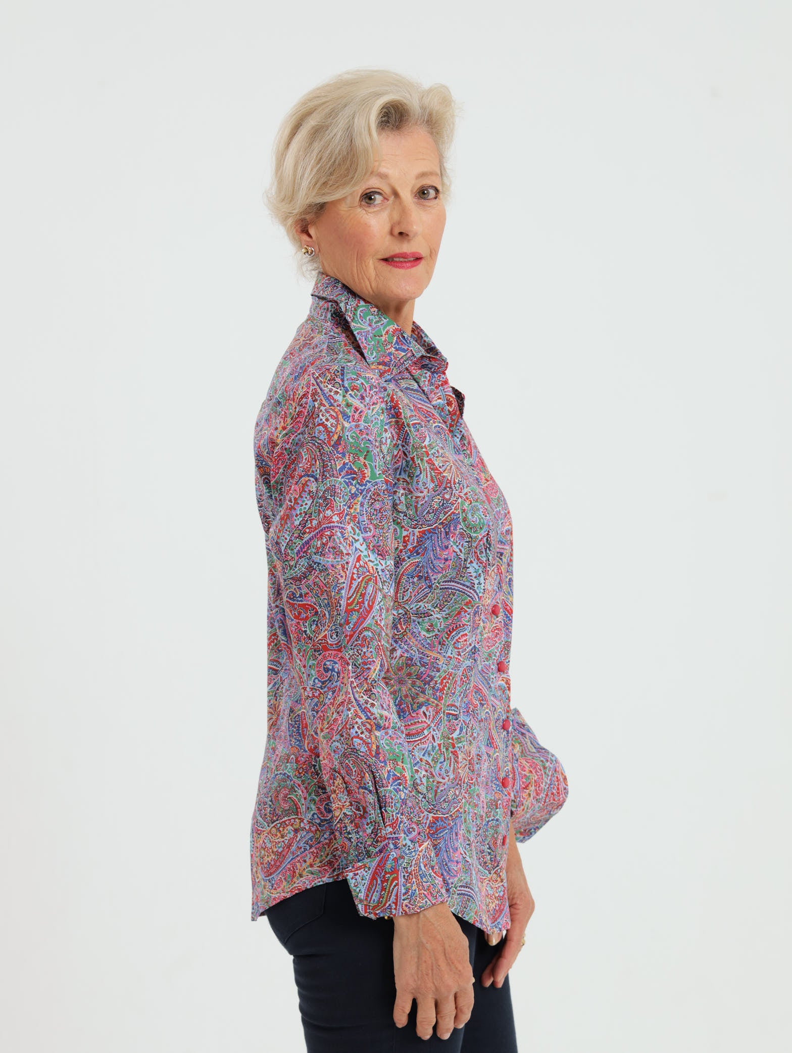 Hibiscus Shirt- Paisley