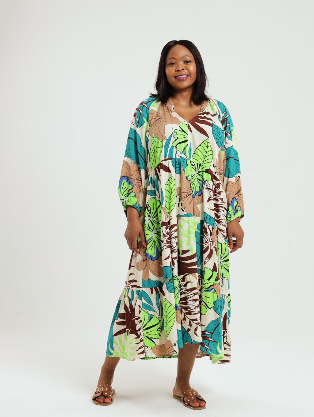 Poppy Dress- Tropical