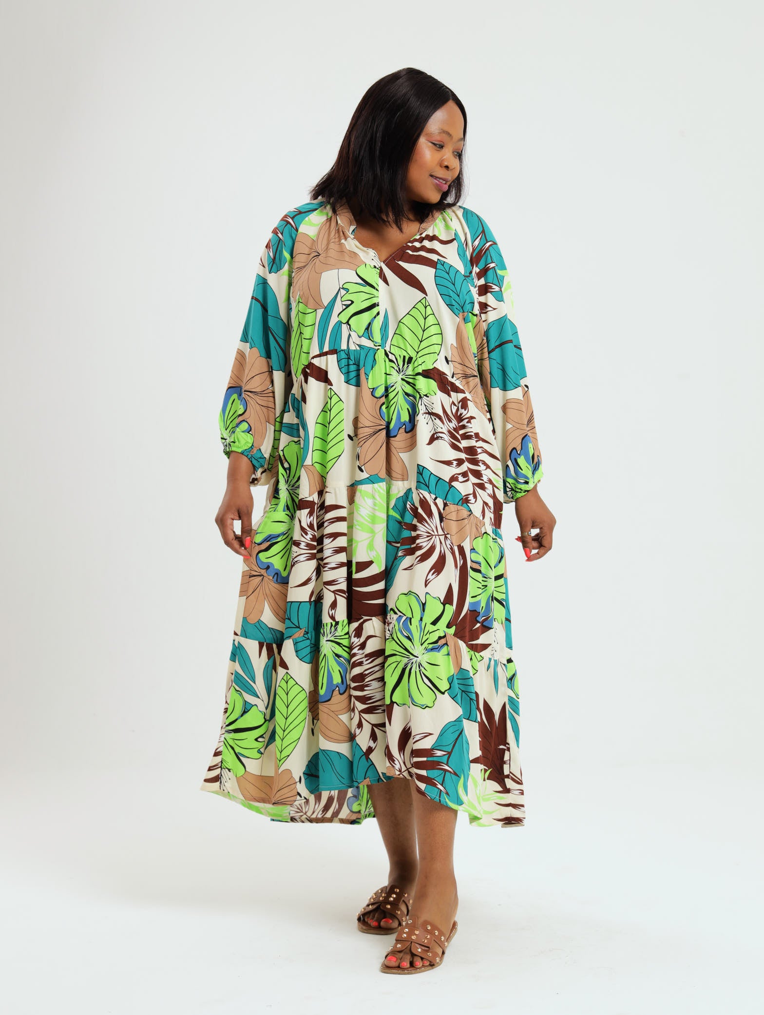 Poppy Dress- Tropical