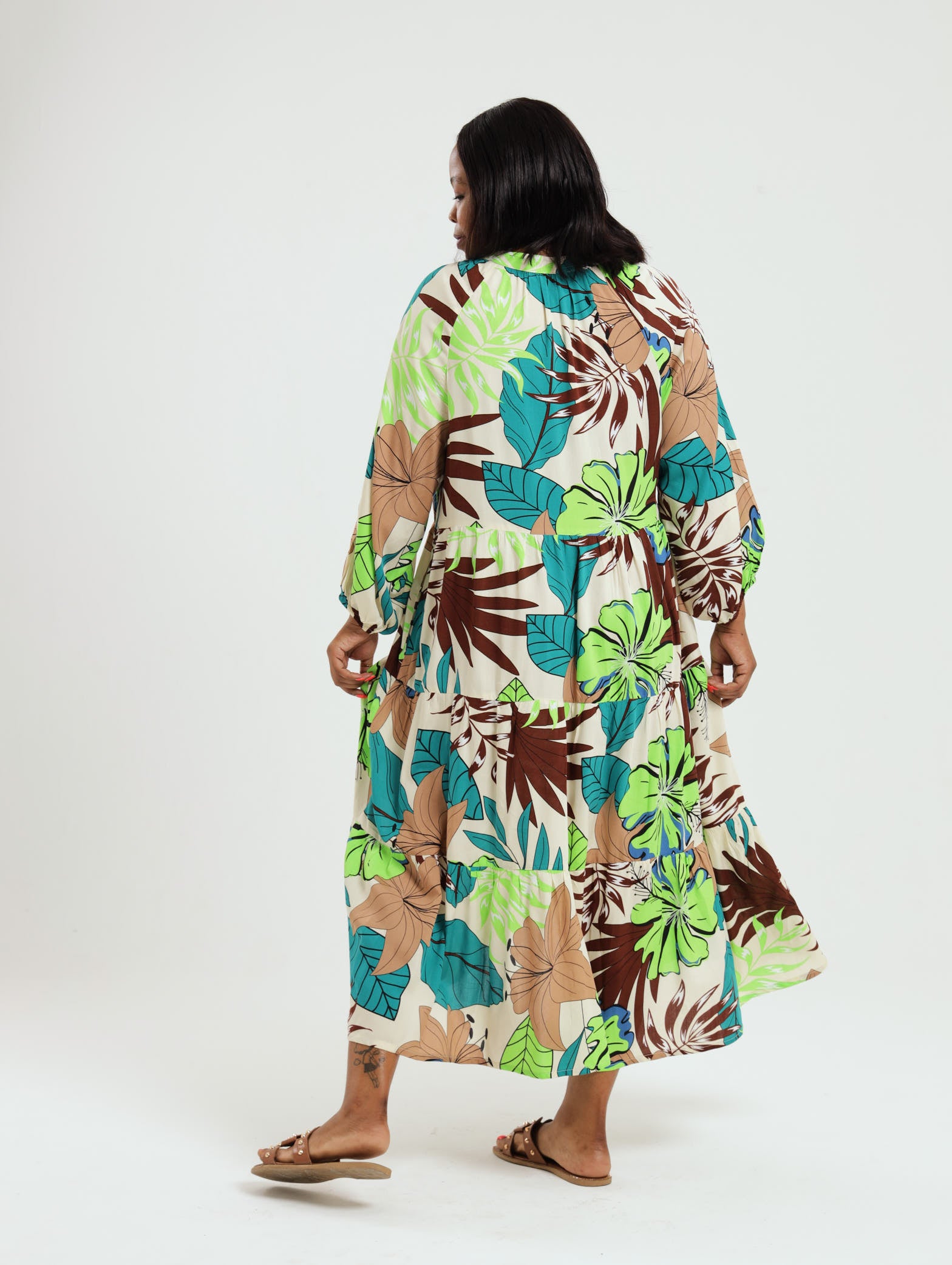 Poppy Dress- Tropical