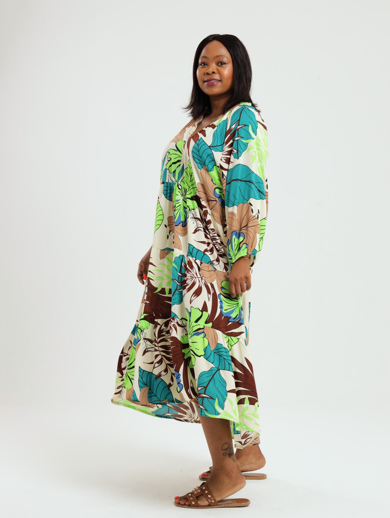 Poppy Dress- Tropical