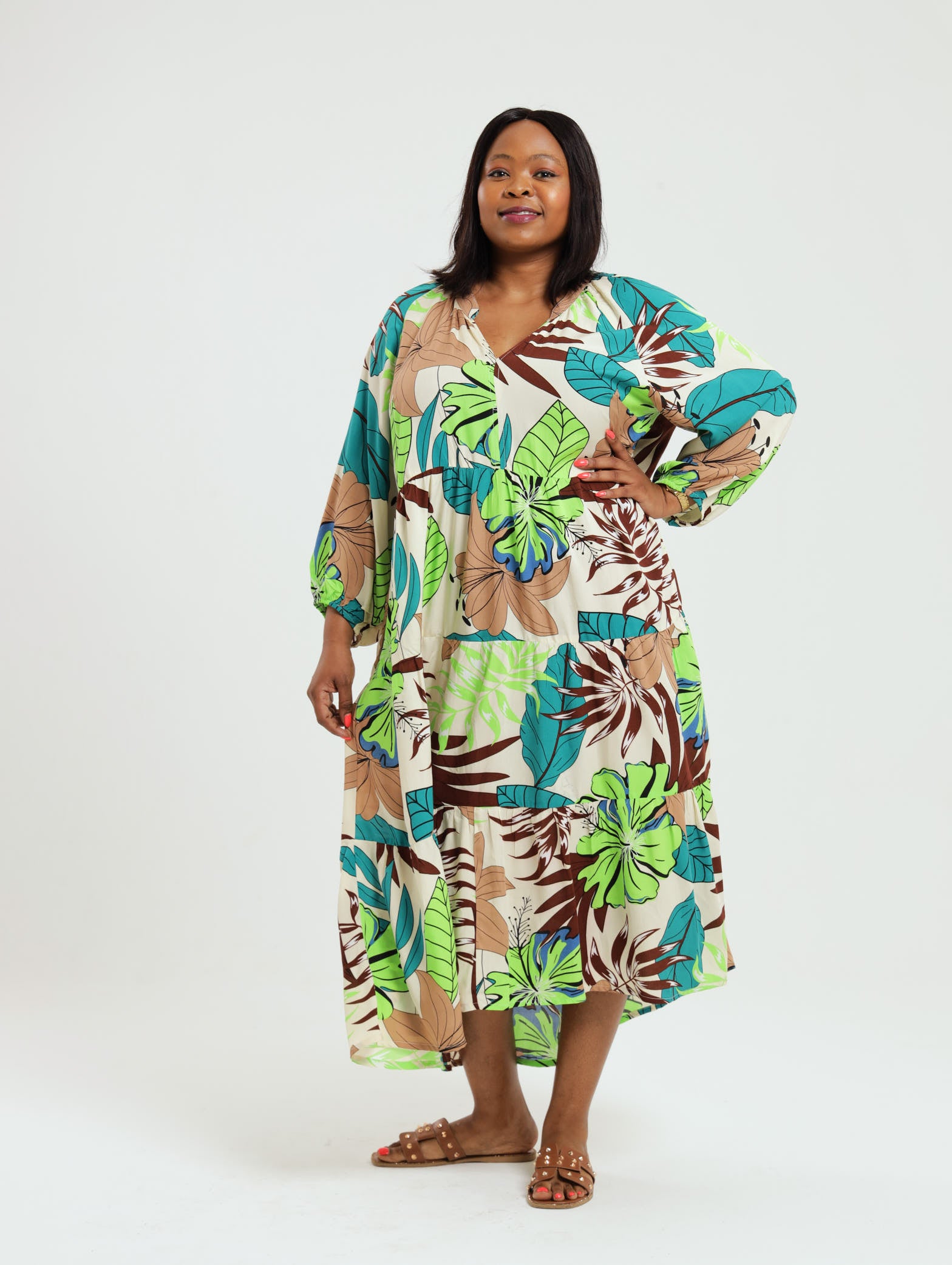Poppy Dress- Tropical