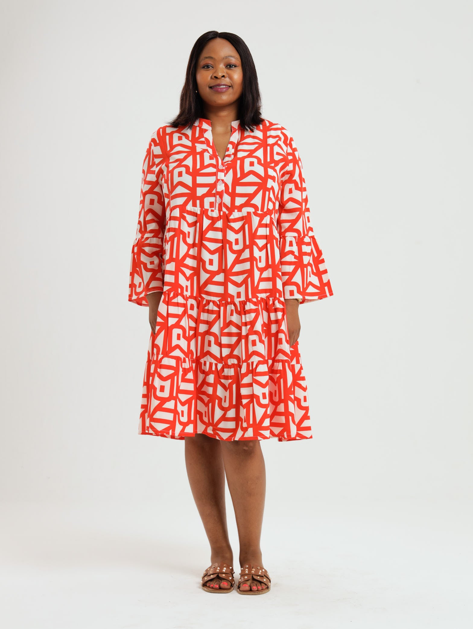 Dandelion Dress- Orange