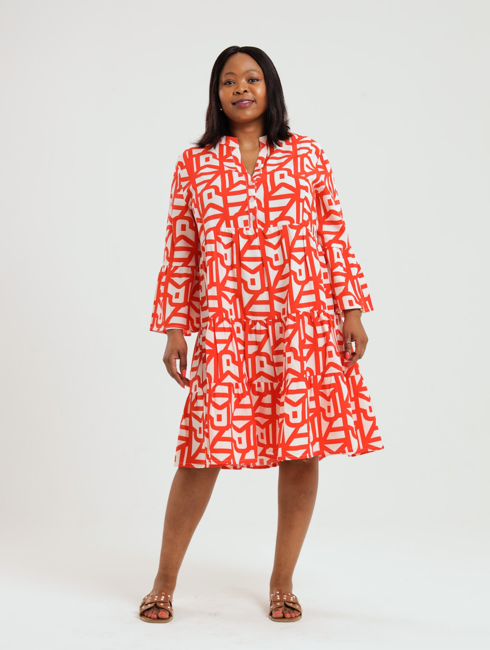 Dandelion Dress- Orange