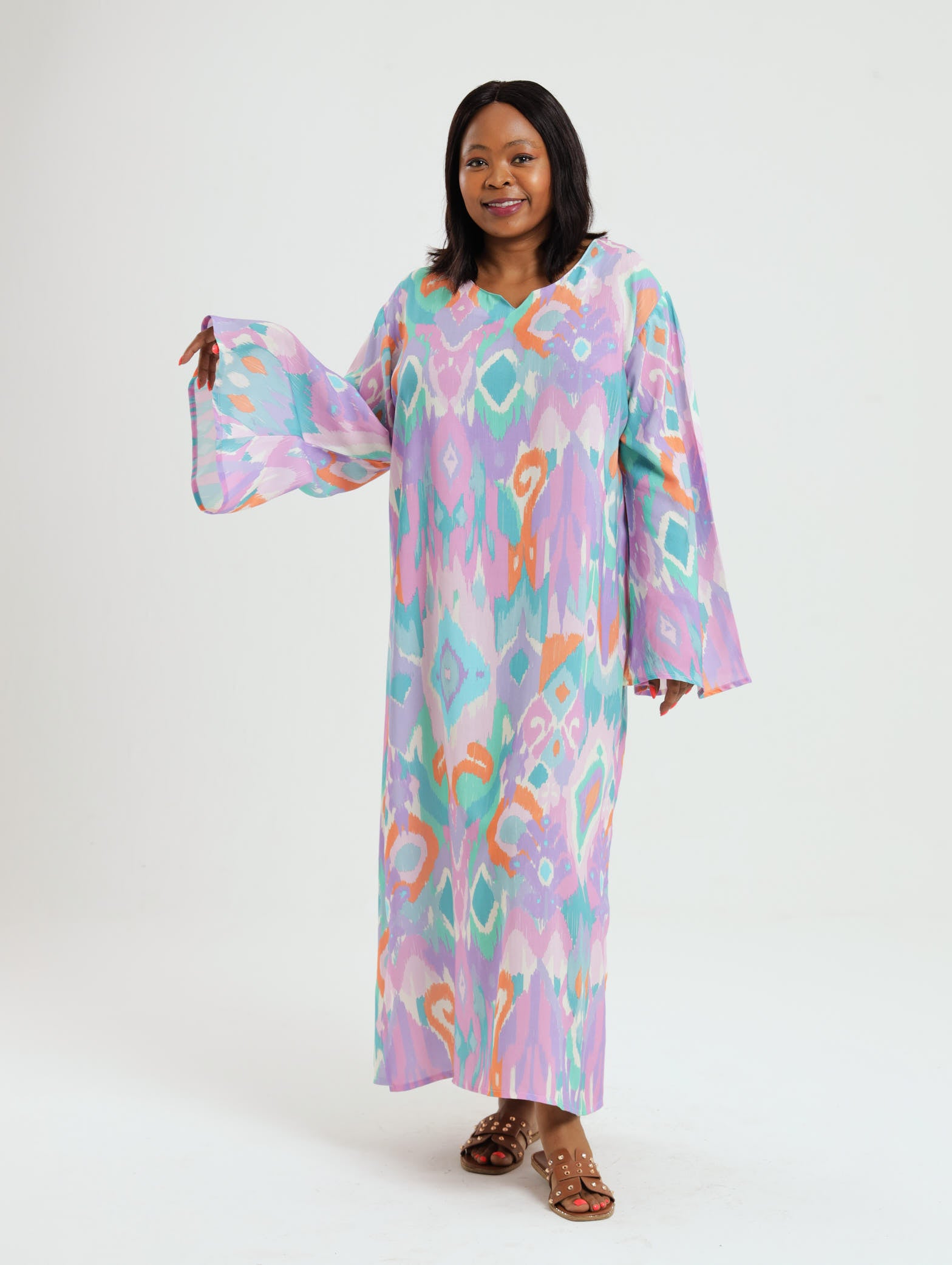 Wattle Kaftan- Ikat