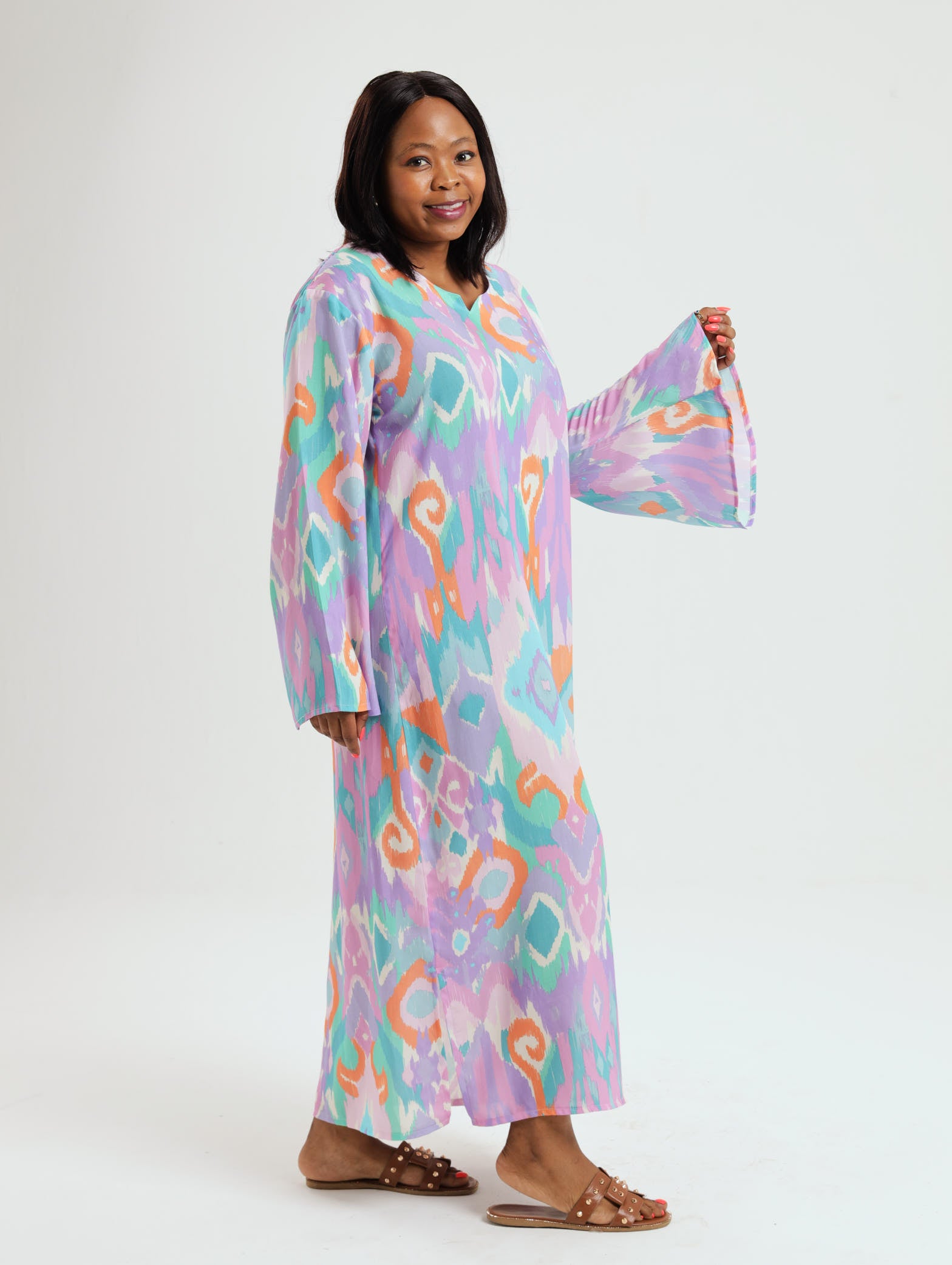 Wattle Kaftan- Ikat