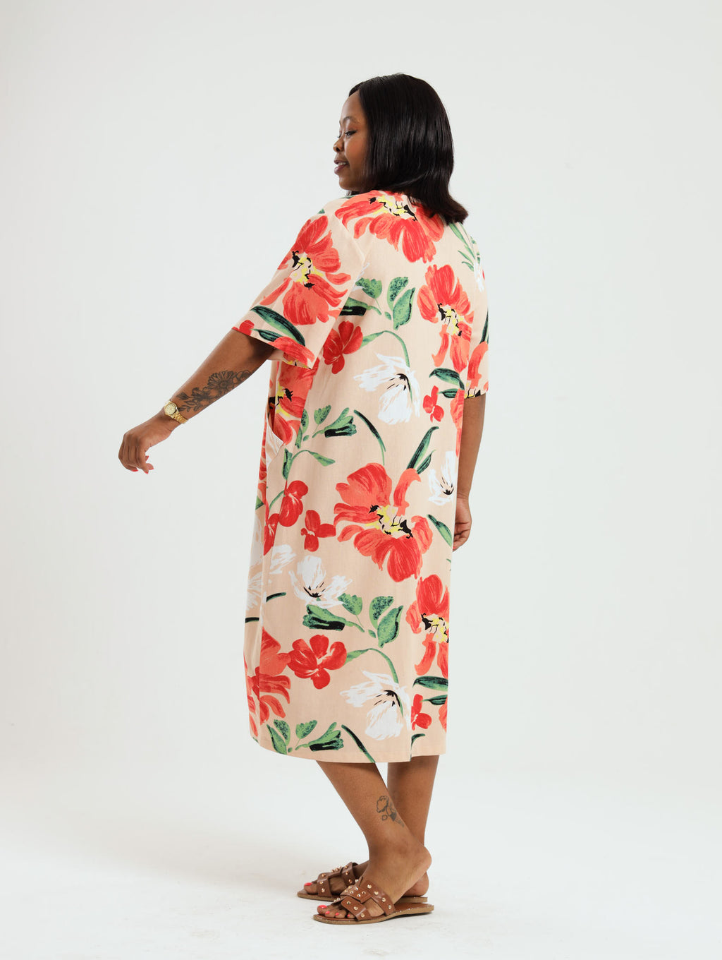Iris Dress- Peach