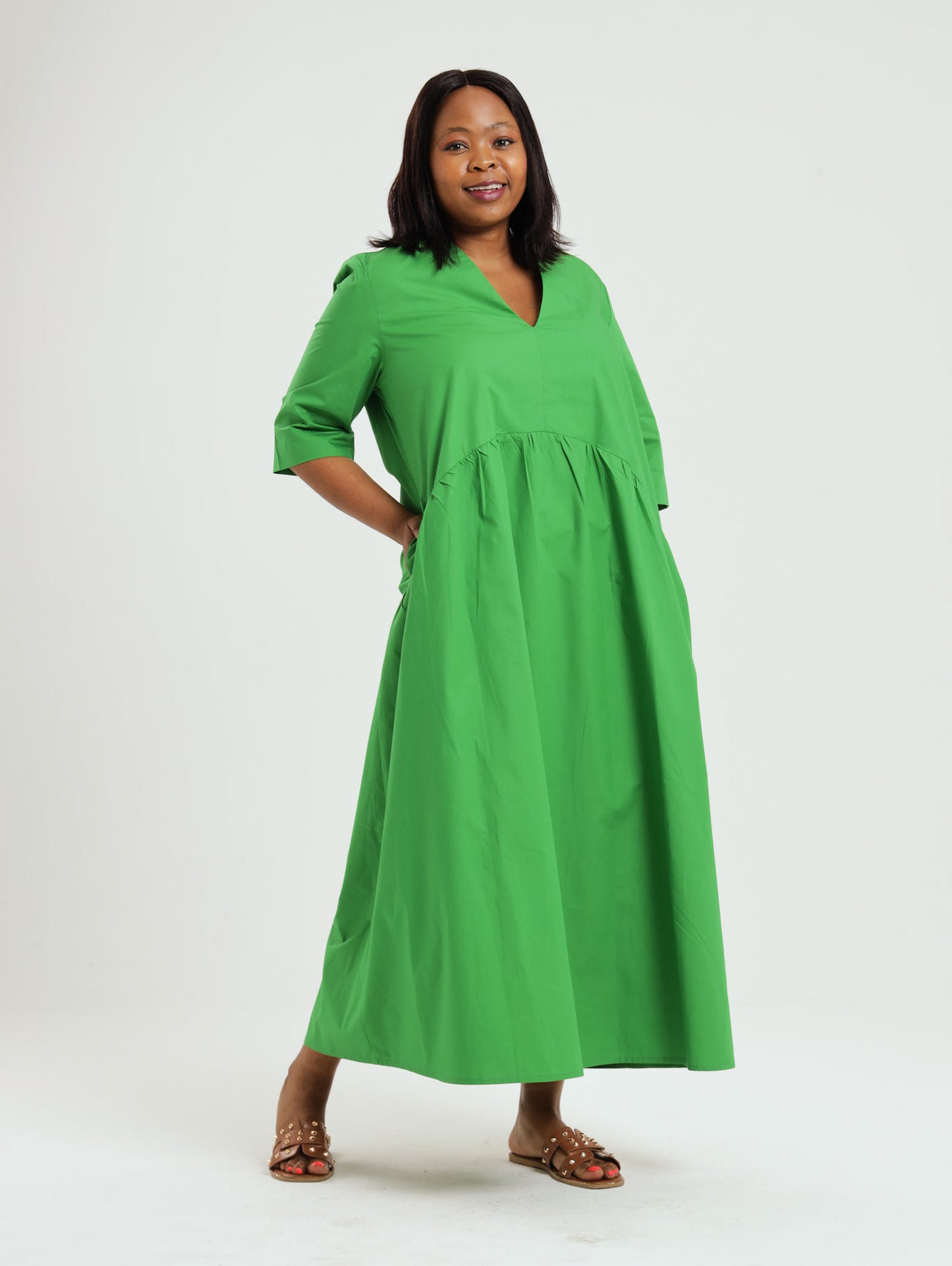 Lala Dress: Green