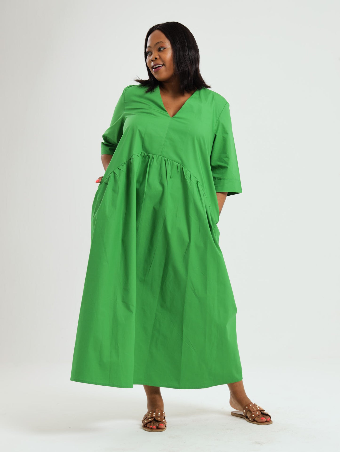 Lala Dress: Green