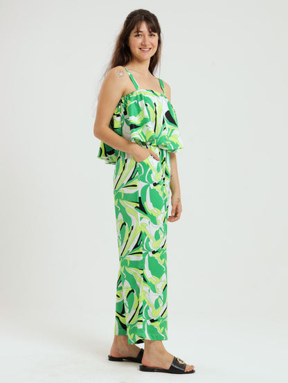 Juniper Jumpsuit: Green