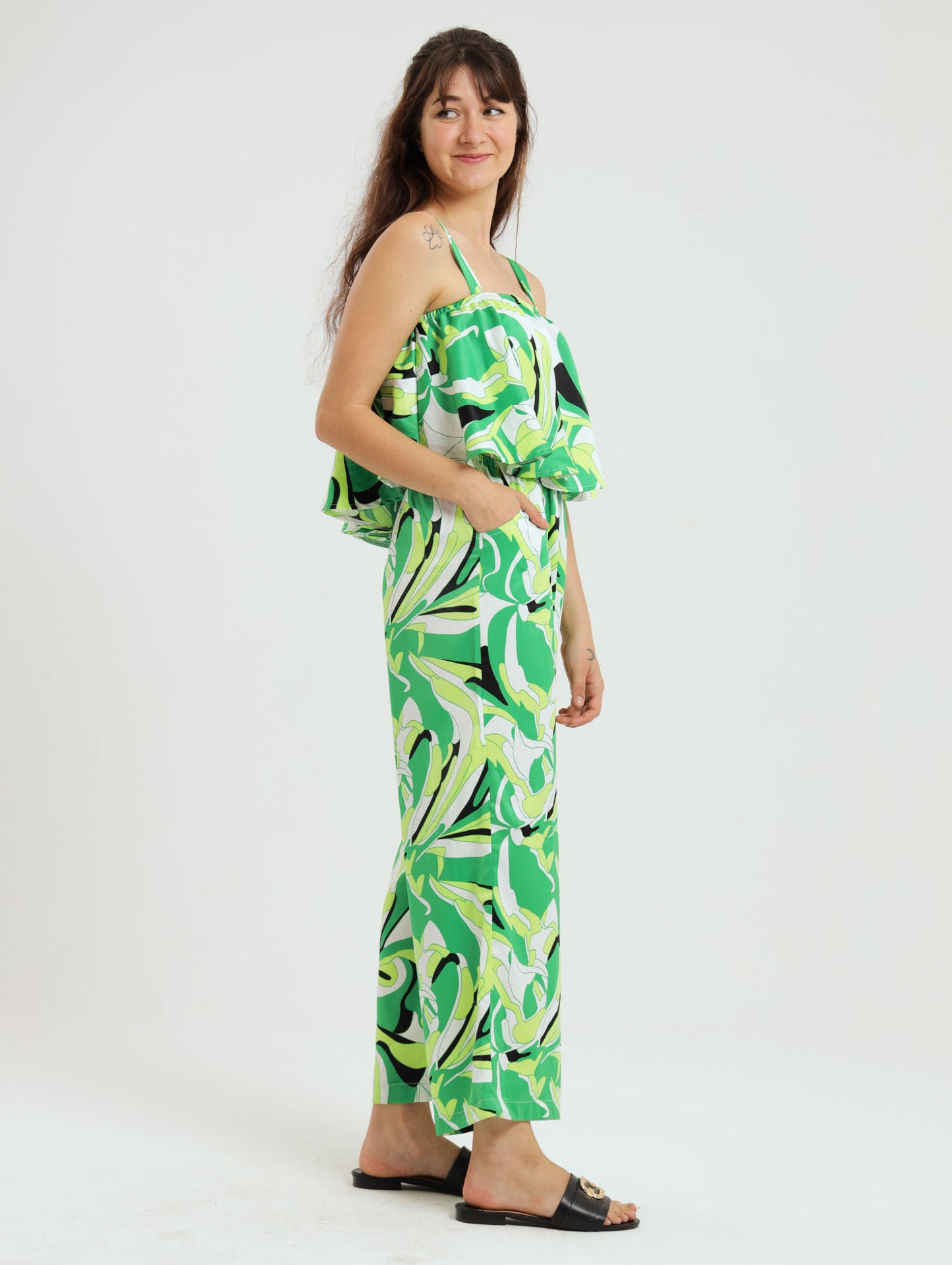 Juniper Jumpsuit: Green