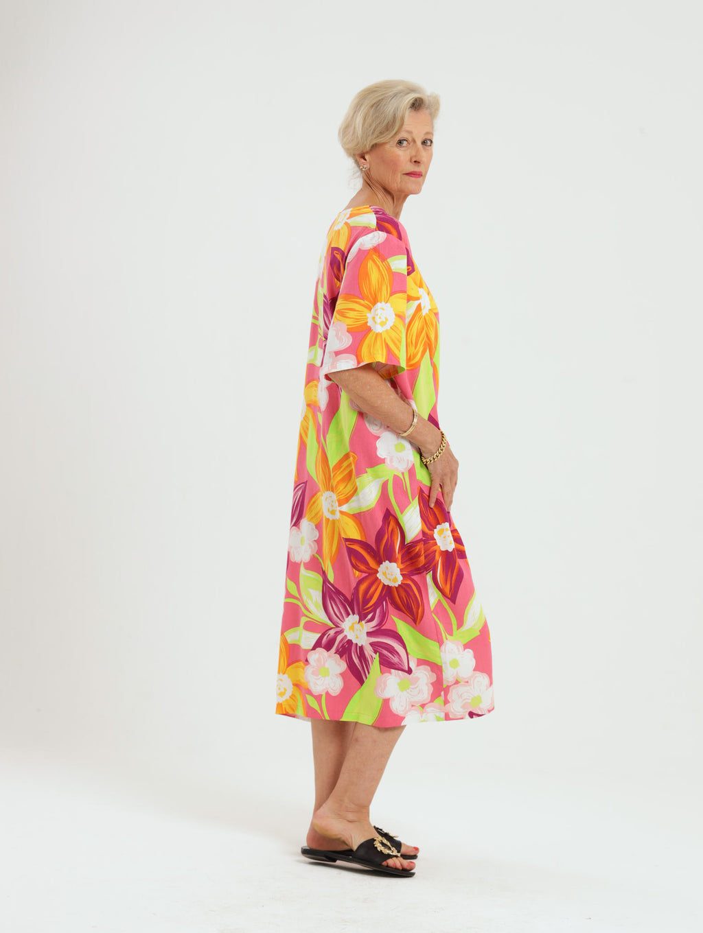 Iris Dress- Pink