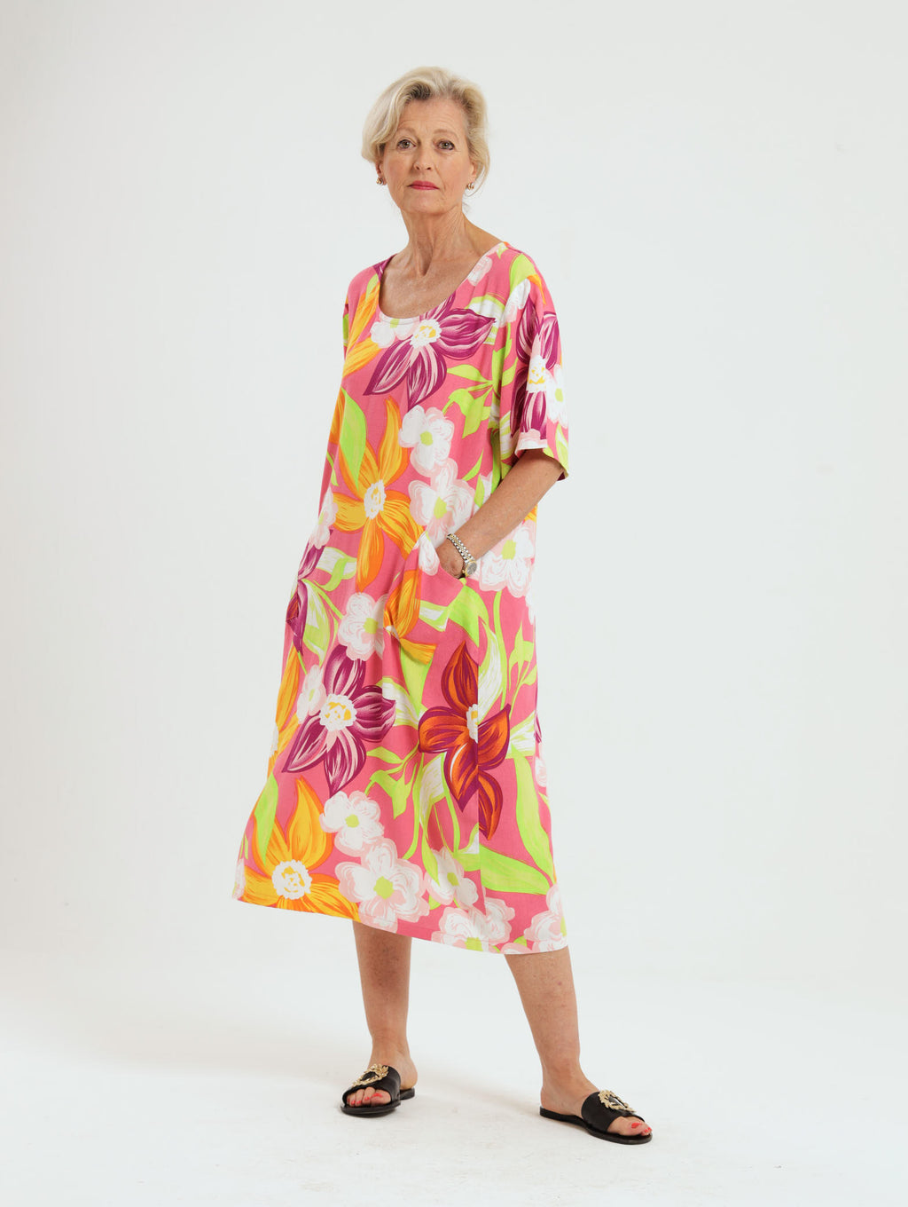 Iris Dress- Pink
