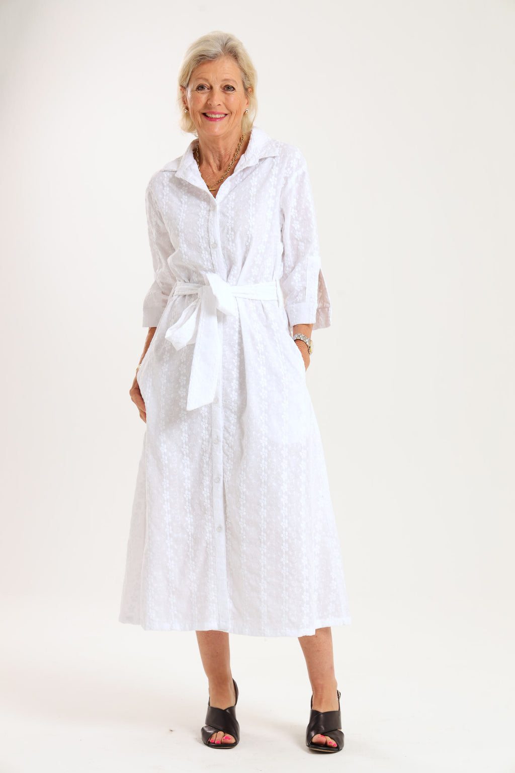 Spring Shirt-Waister- White