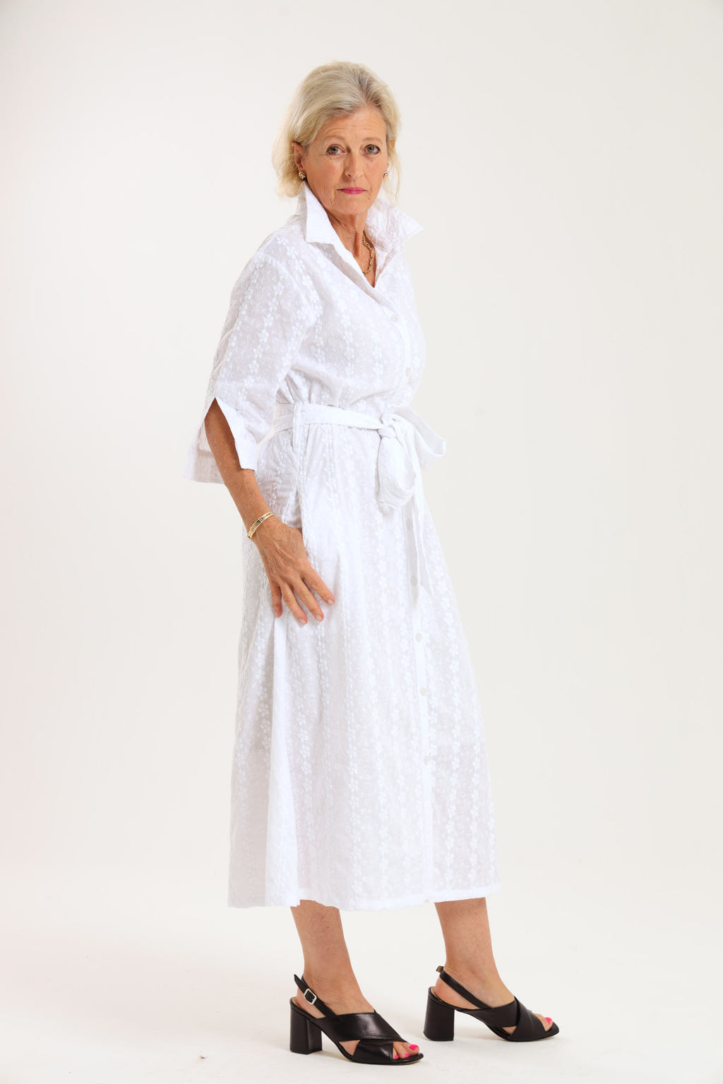 Spring Shirt-Waister- White