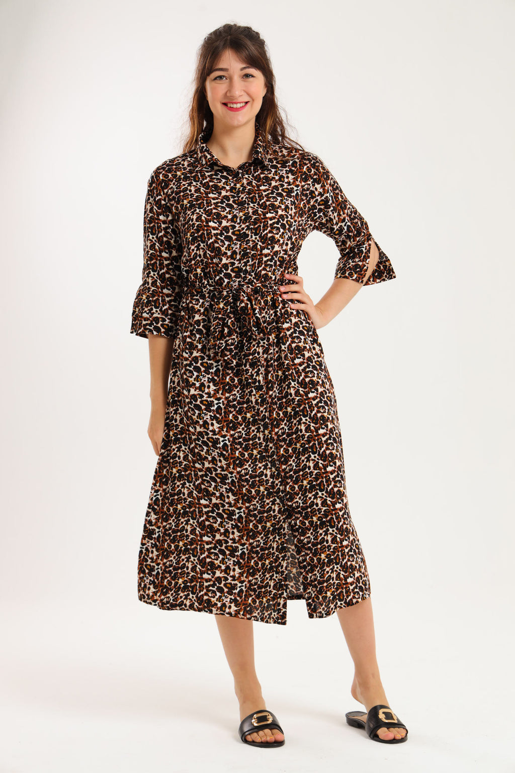 Spring Shirt-Waister- Leopard