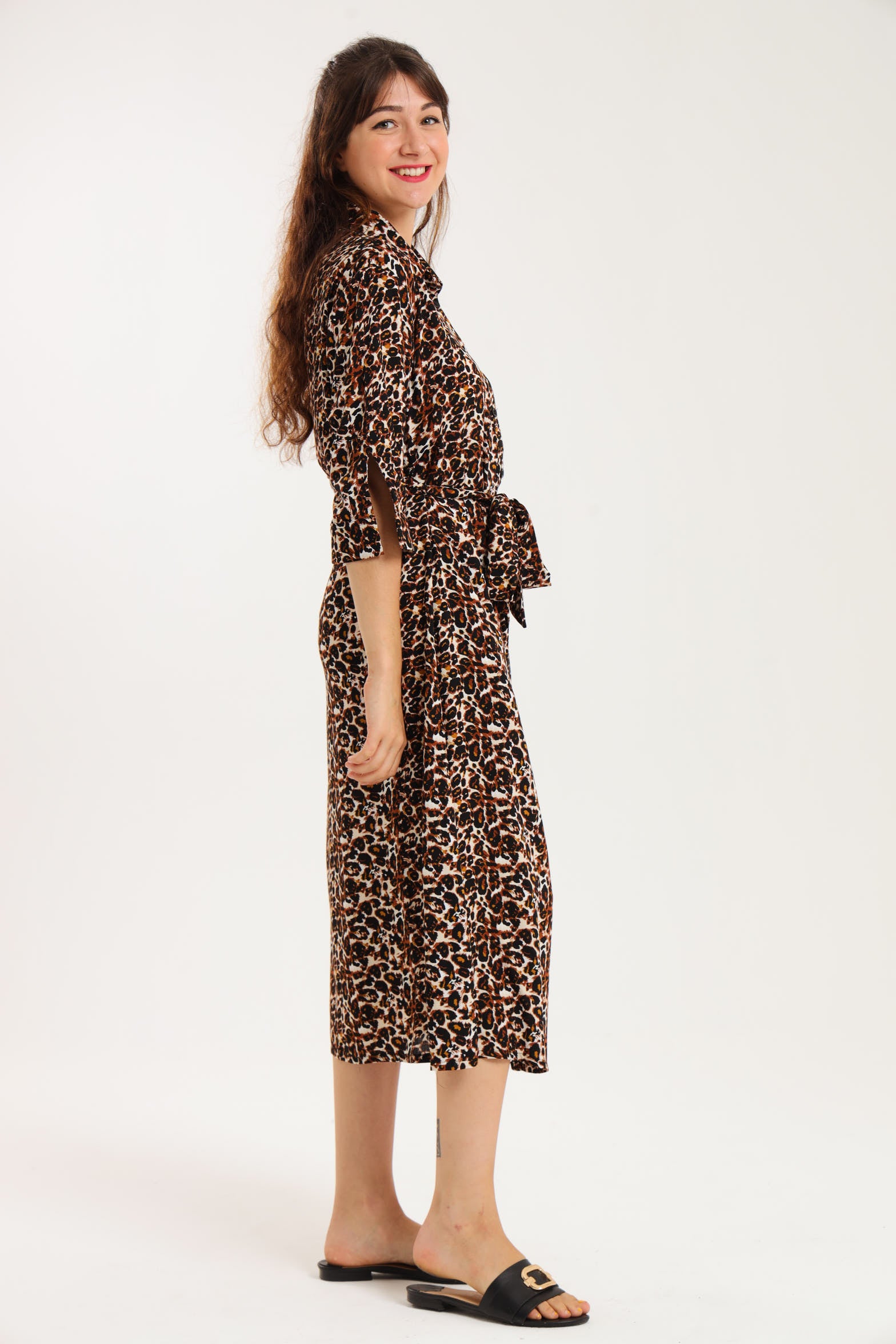 Spring Shirt-Waister- Leopard