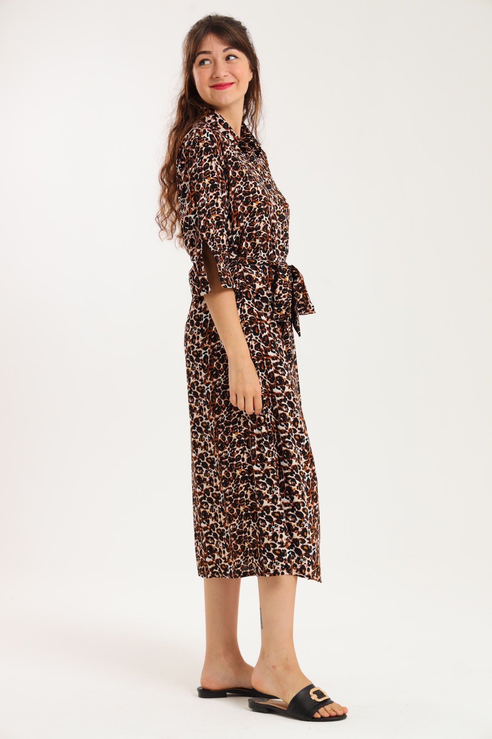 Spring Shirt-Waister- Leopard