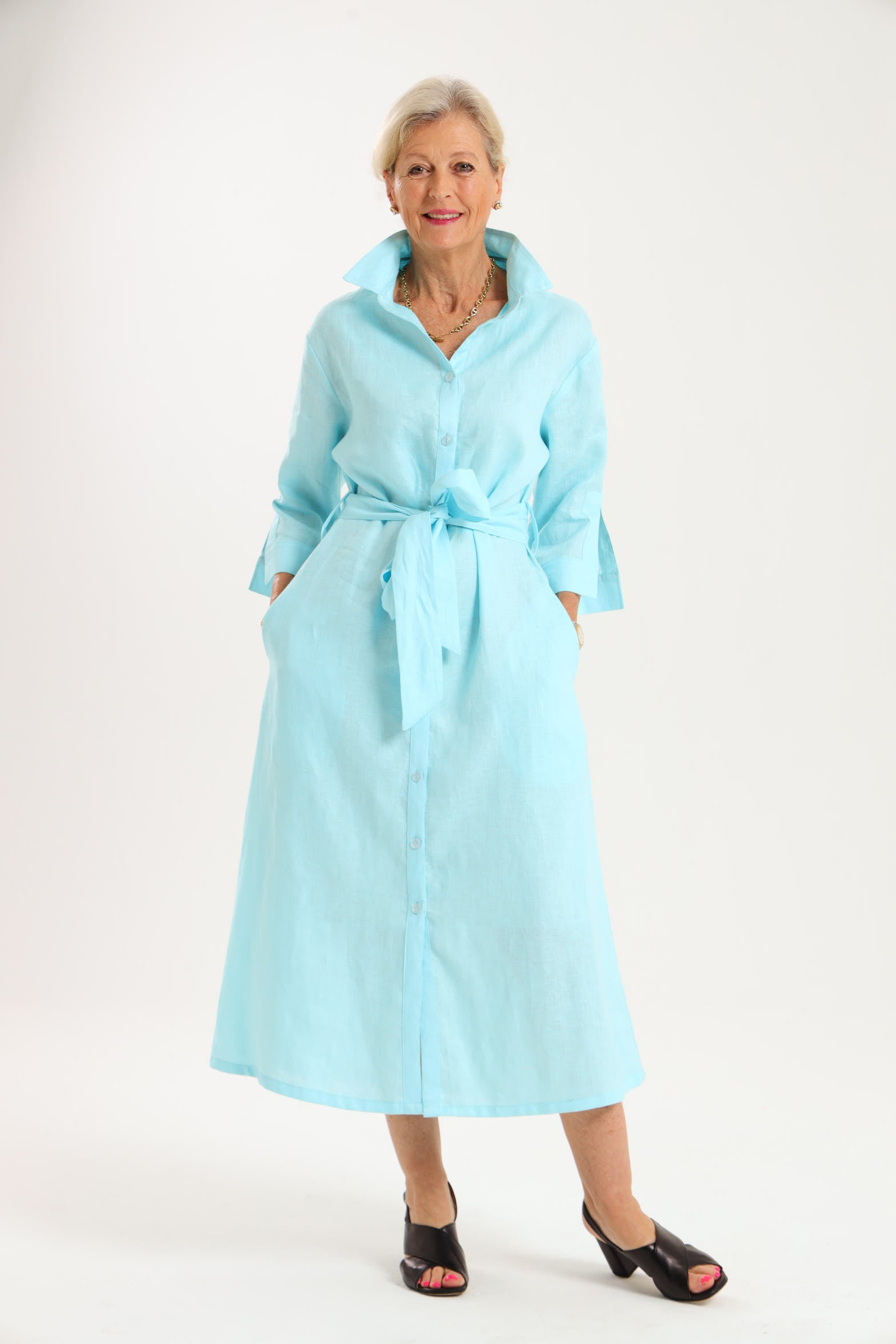 Spring Shirt-Waister- Turquiose