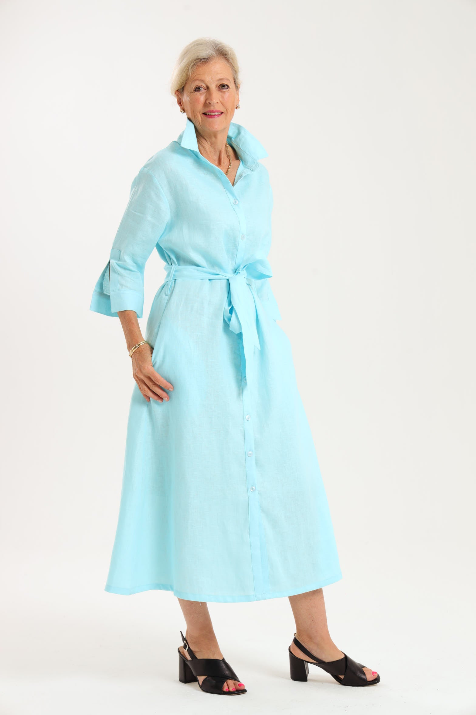Spring Shirt-Waister- Turquiose