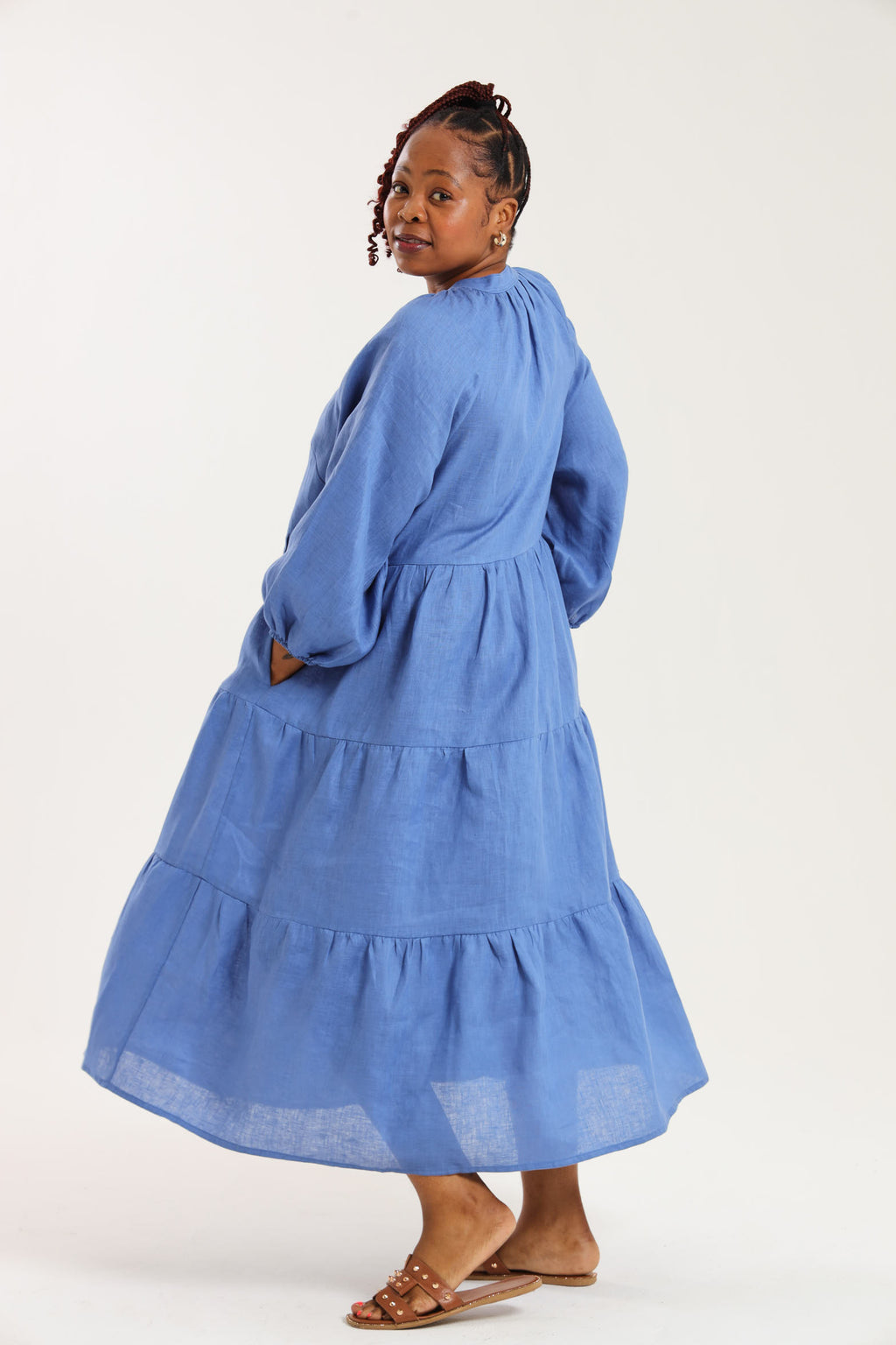 Poppy Dress- Blue
