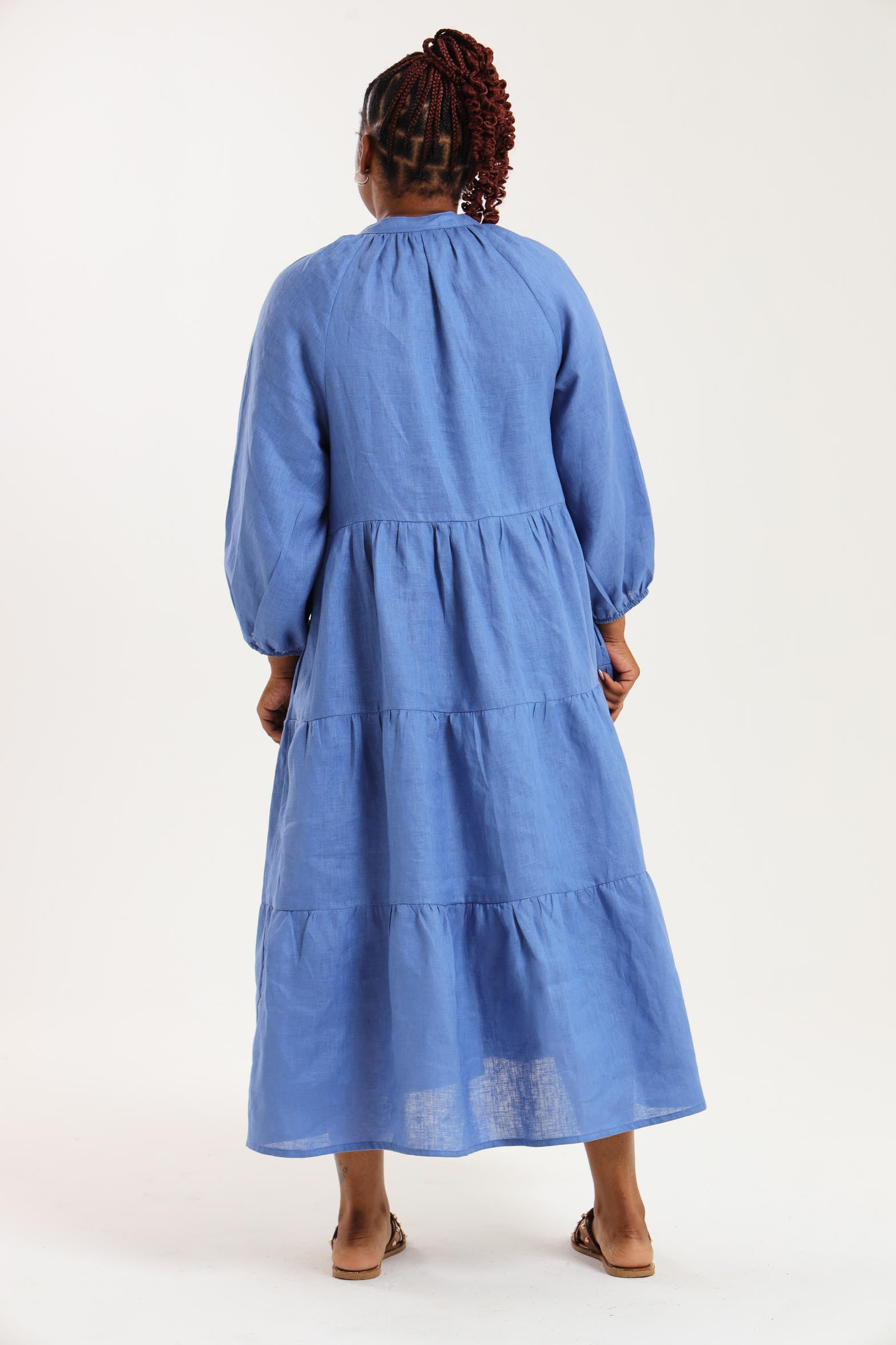 Poppy Dress- Blue
