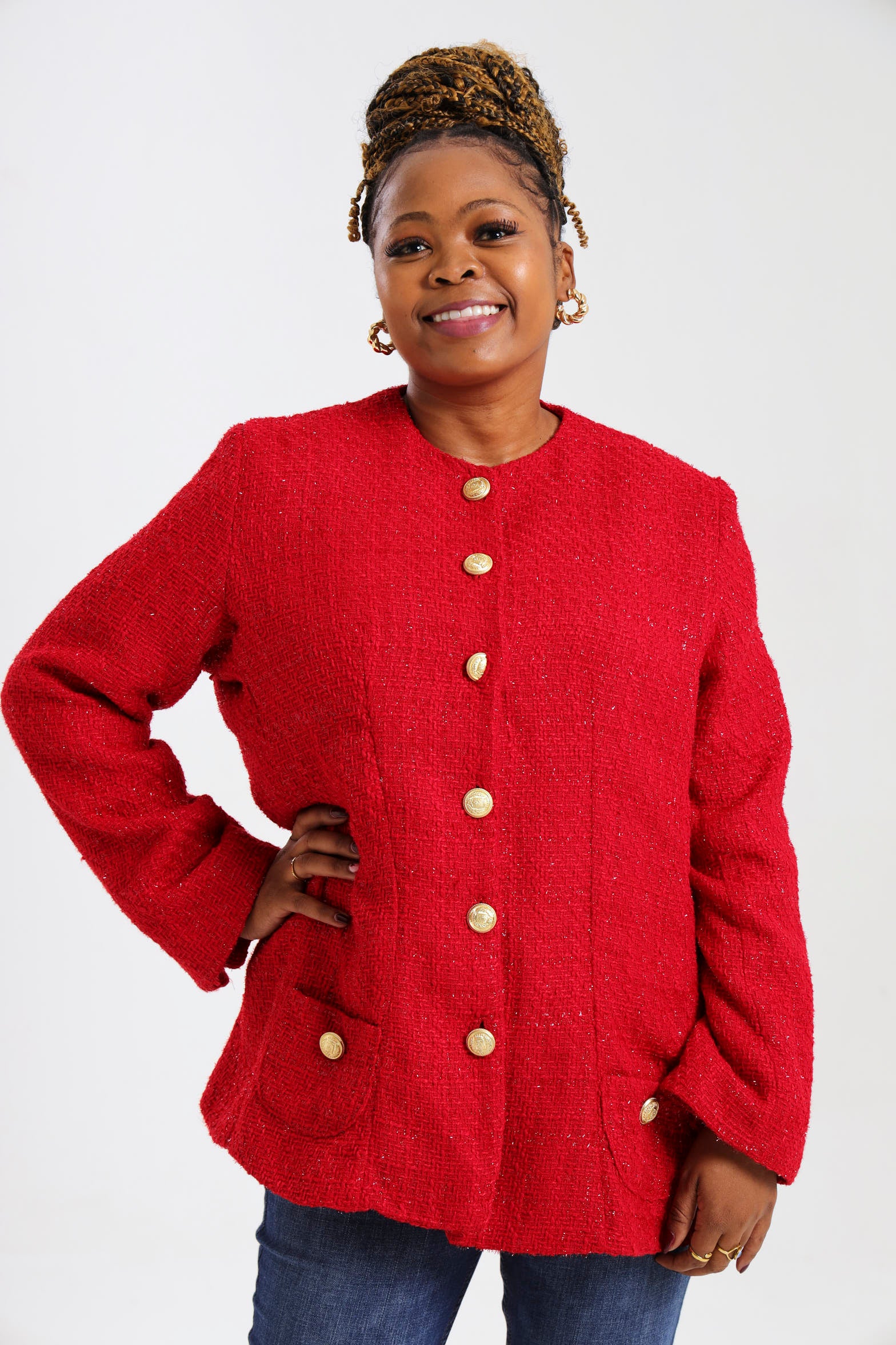 Star Jacket- Red