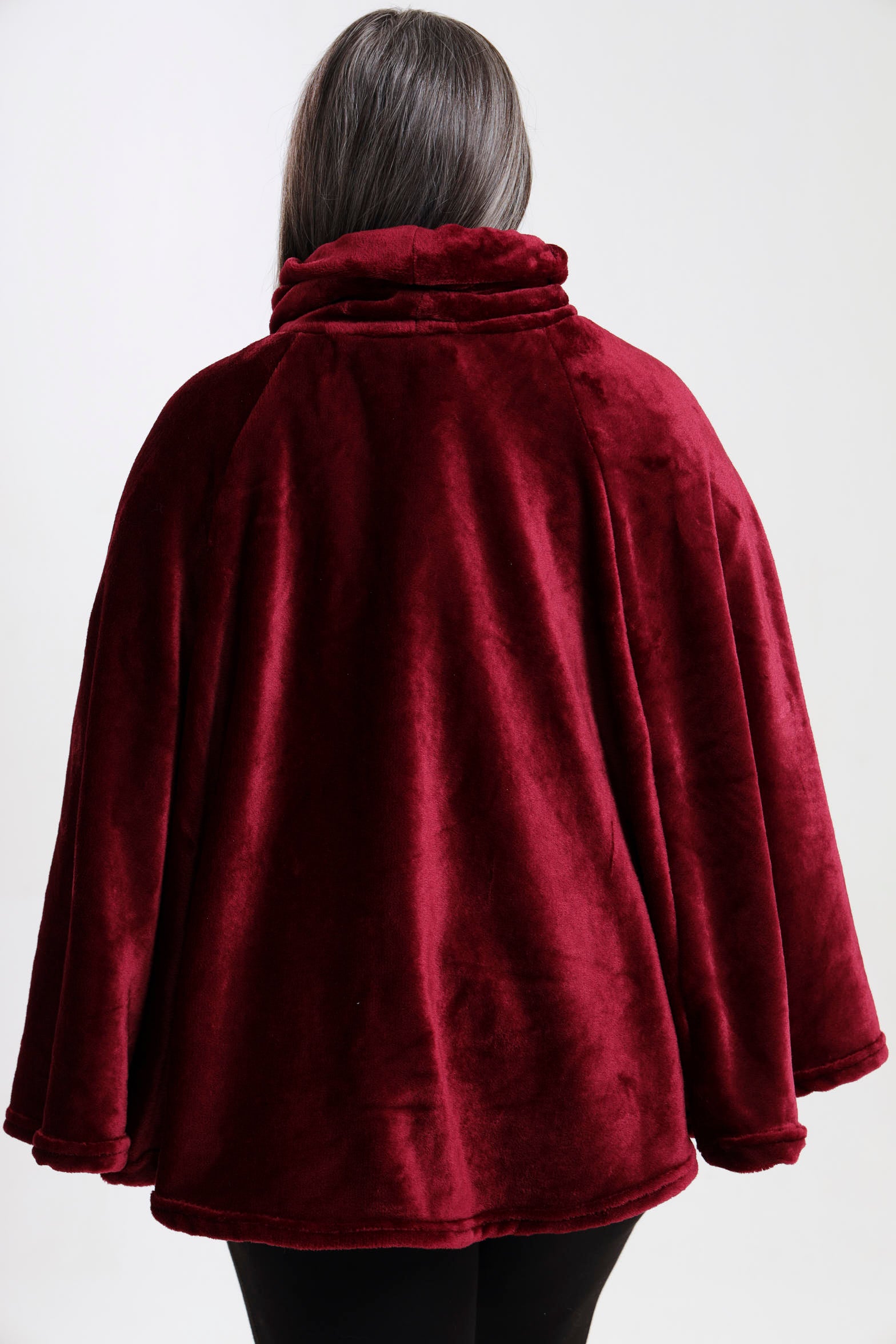 Pansy Poncho- Wine
