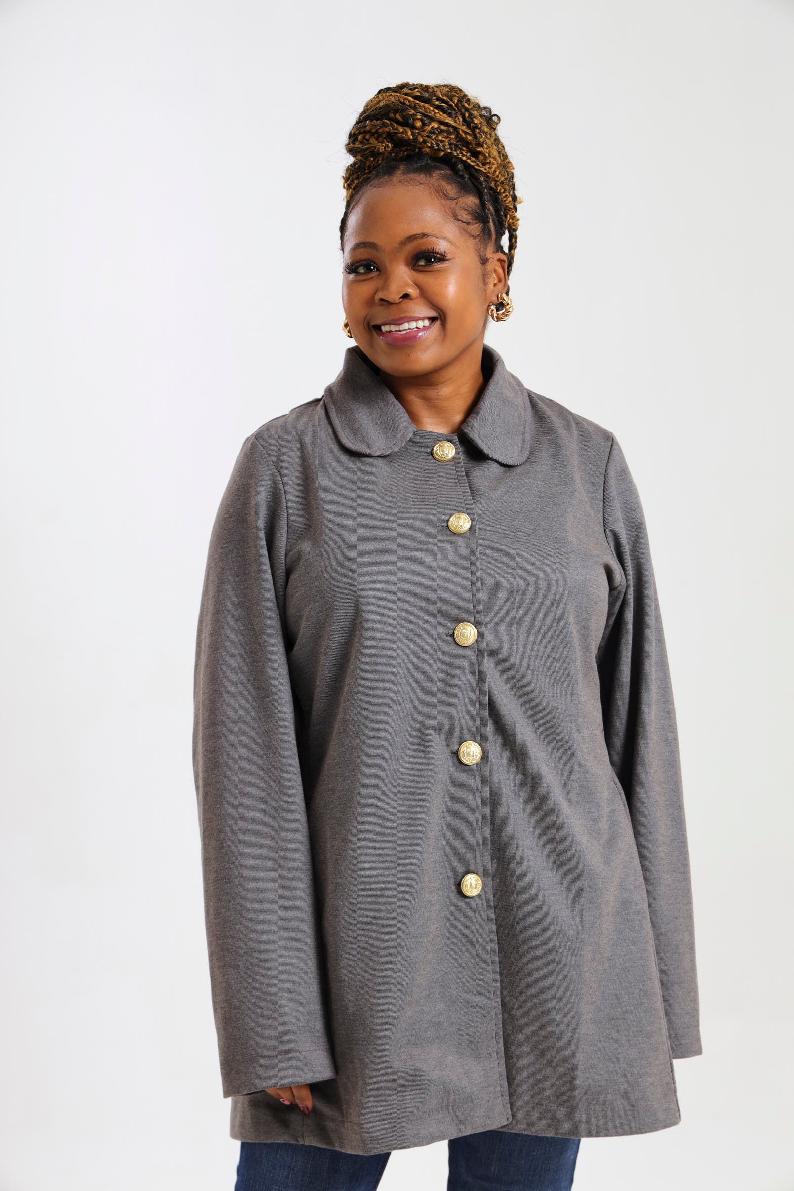 Car Coat- Grey