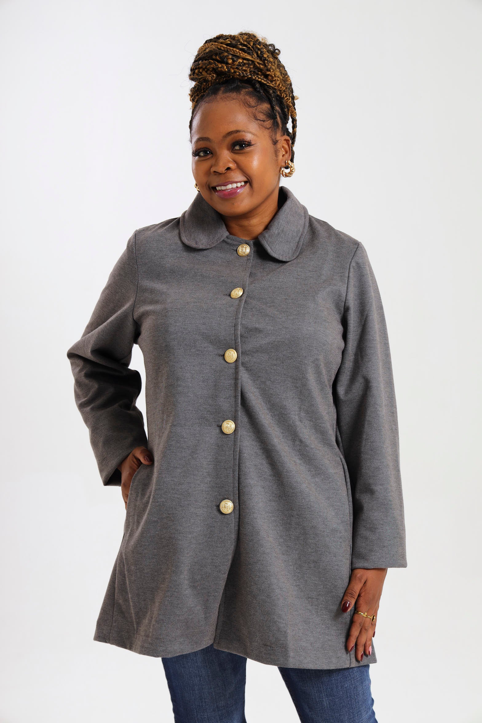 Car Coat- Grey
