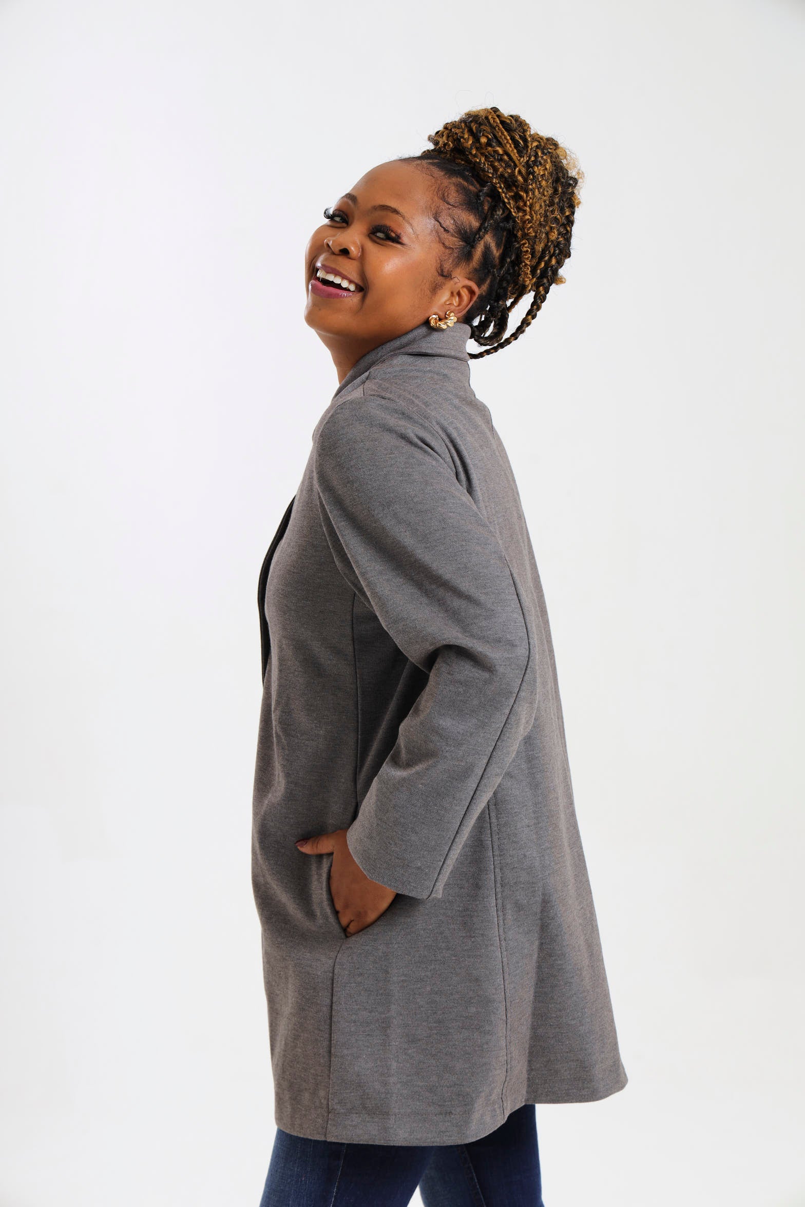 Car Coat- Grey