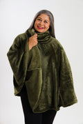 Pansy Poncho- Green