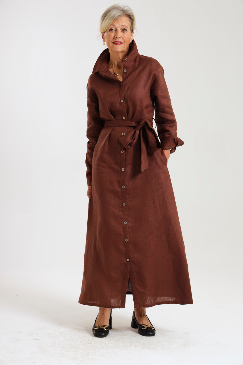 Winter Shirt-Waister- Choc