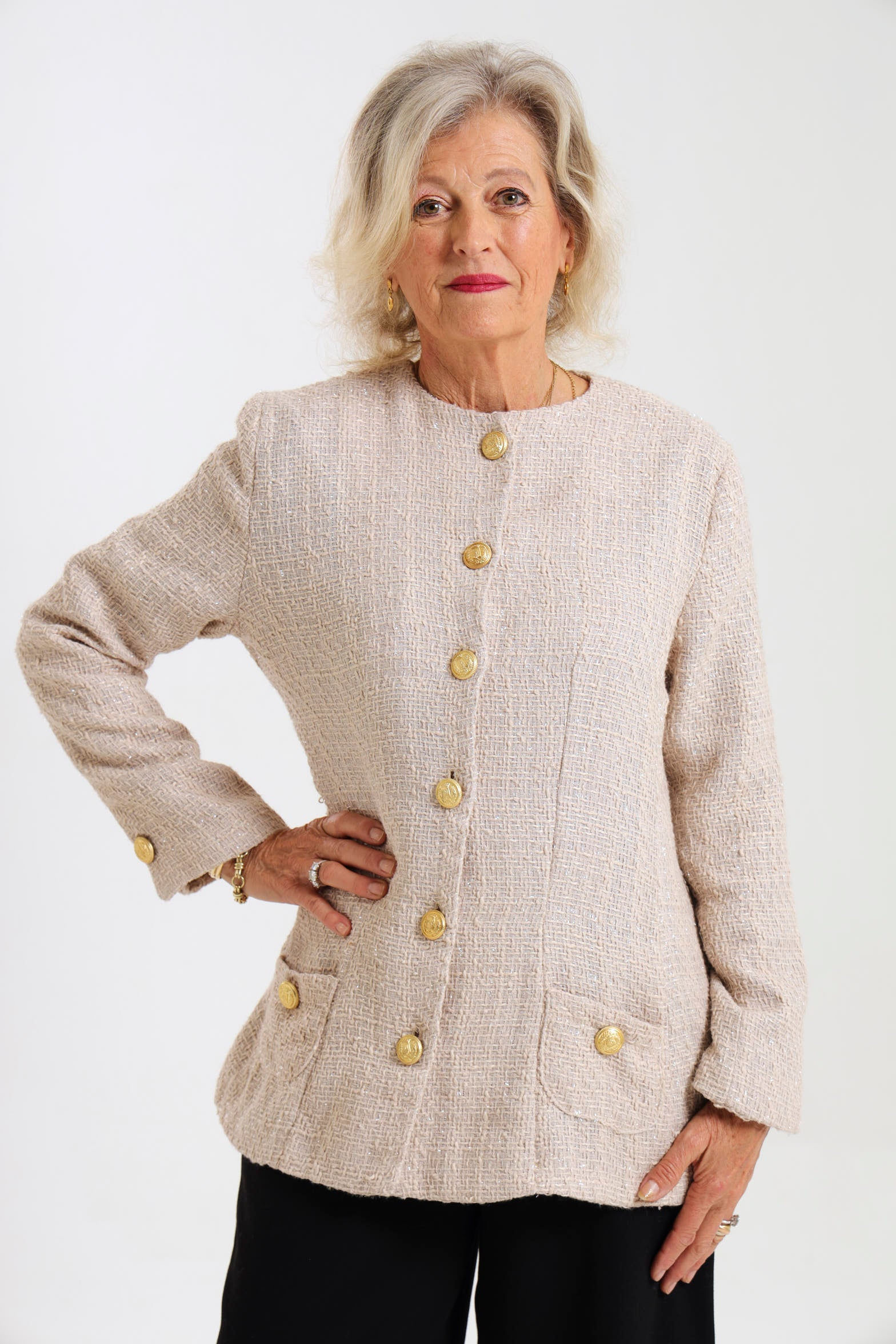 Star Jacket- Cream