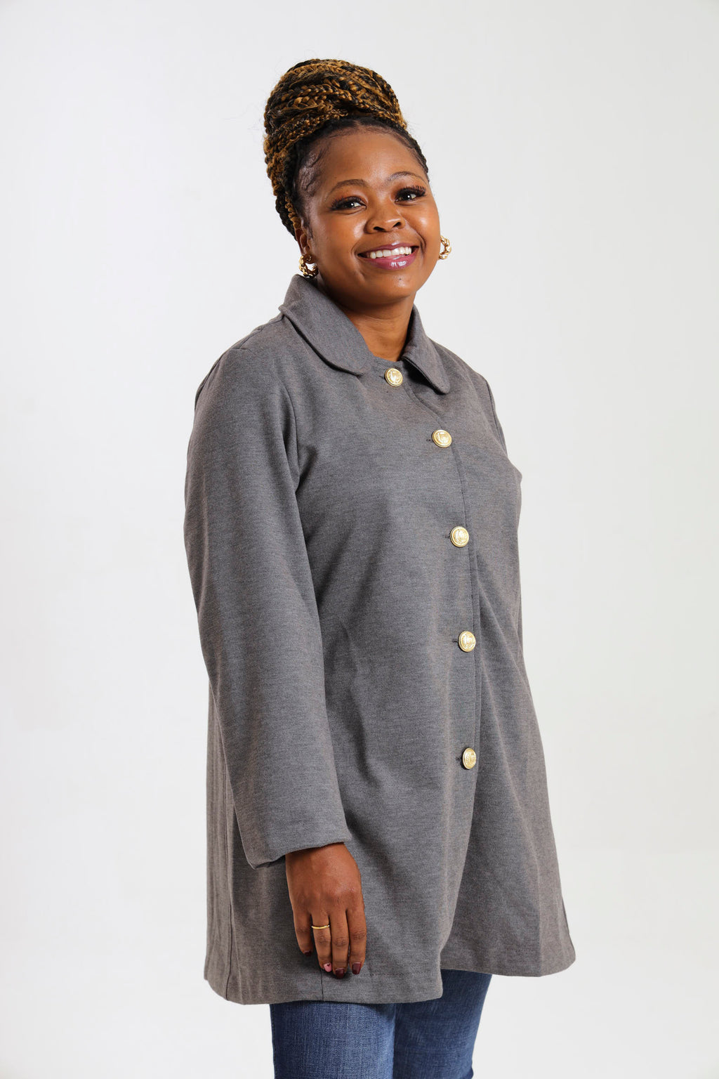 Car Coat- Grey