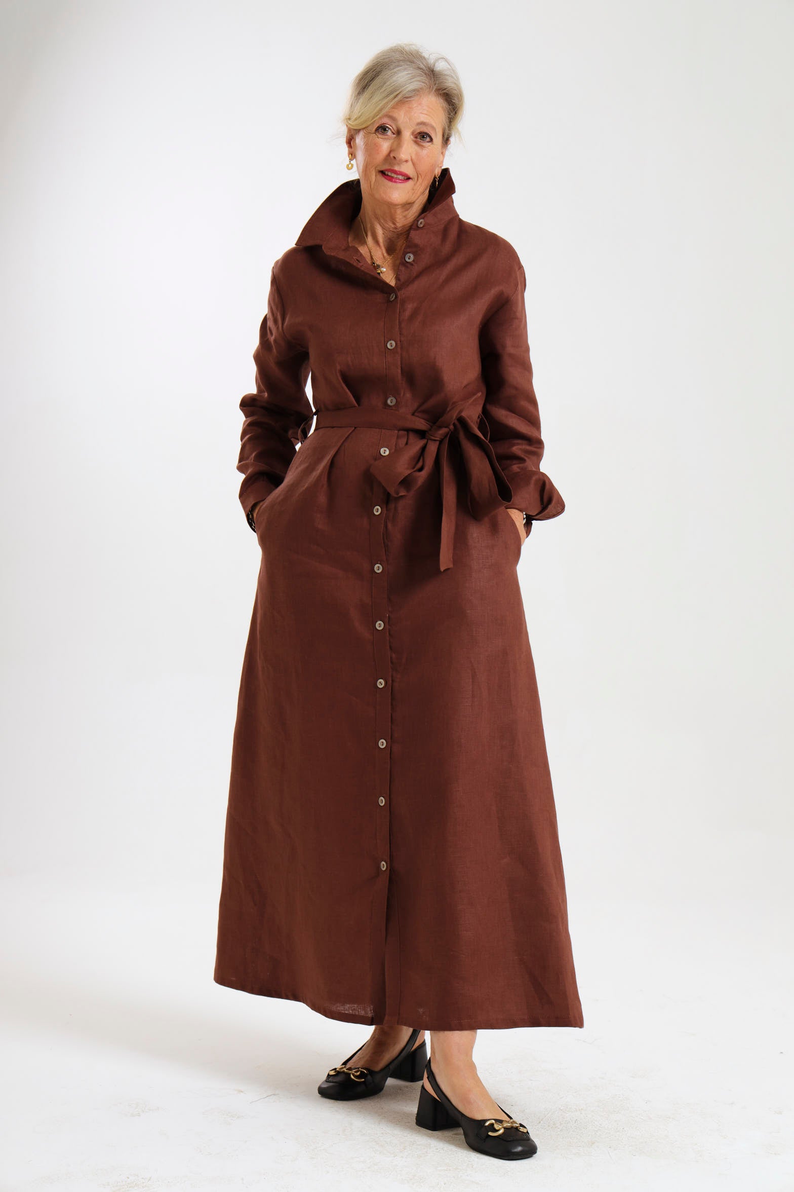 Winter Shirt-Waister- Choc