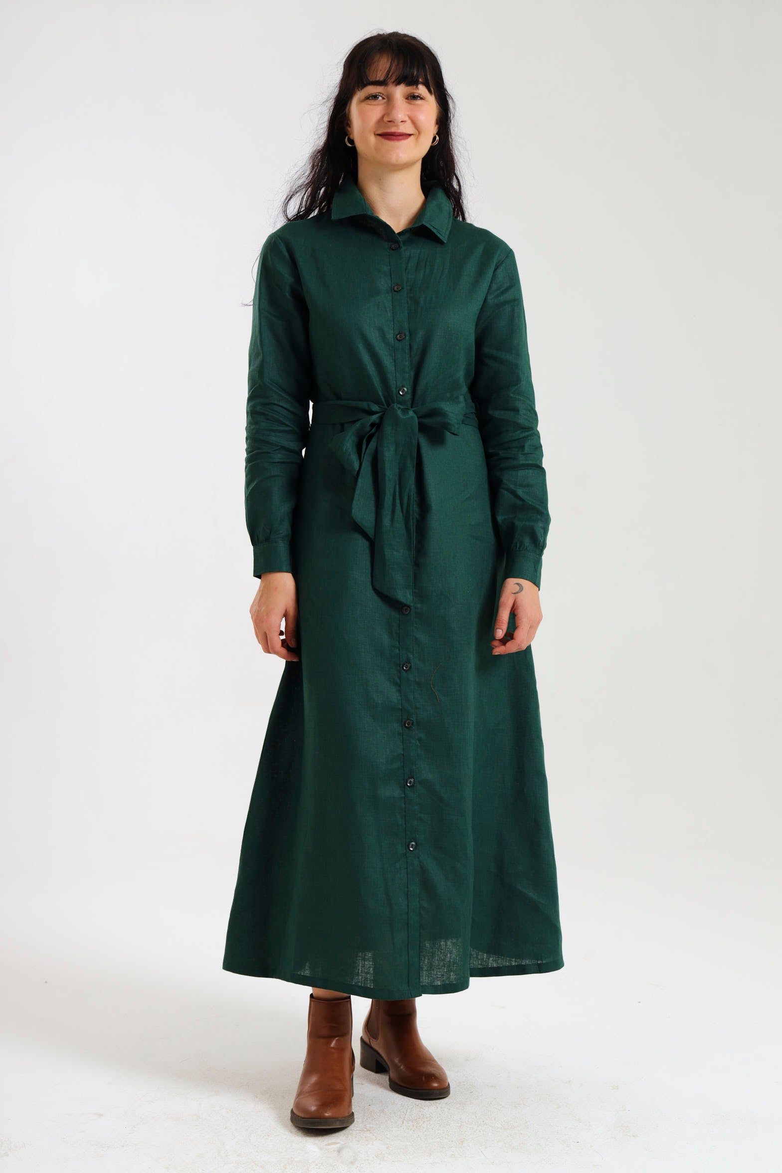 Winter Shirt-Waister- Emerald