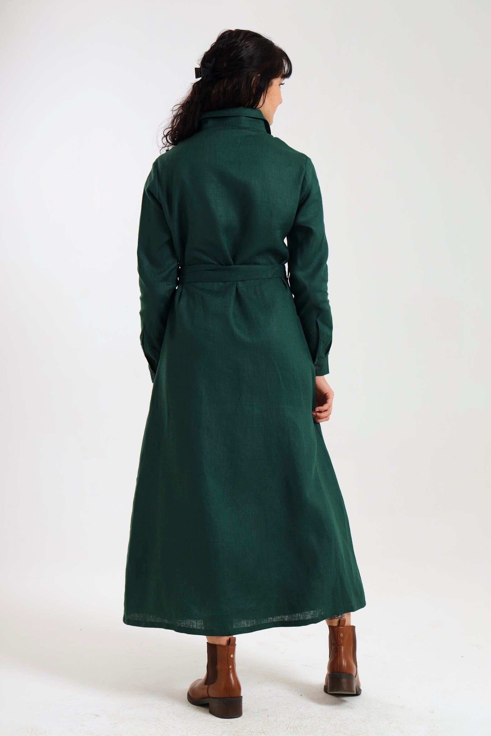 Winter Shirt-Waister- Emerald