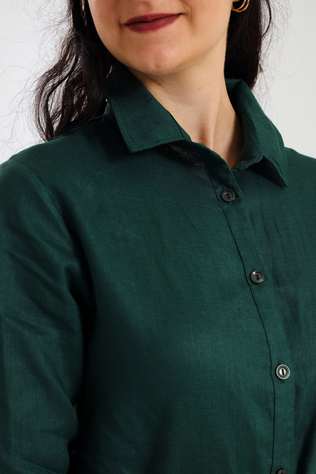 Winter Shirt-Waister- Emerald