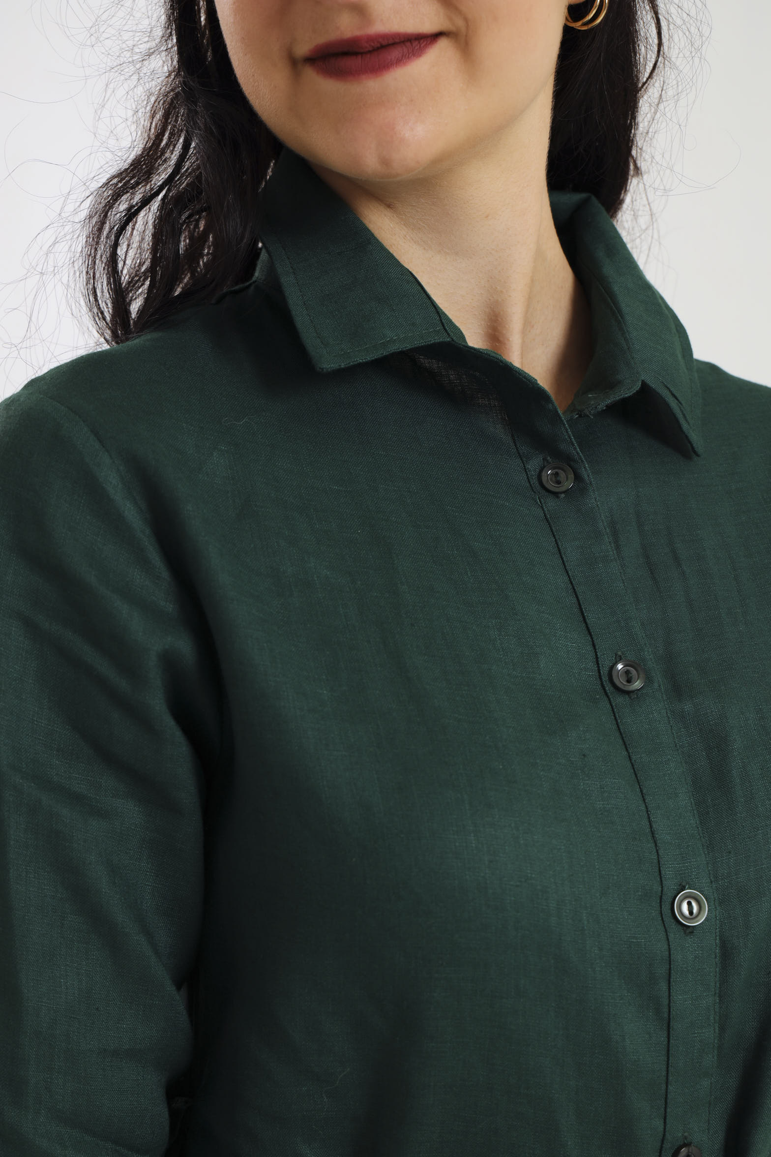 Winter Shirt-Waister- Emerald
